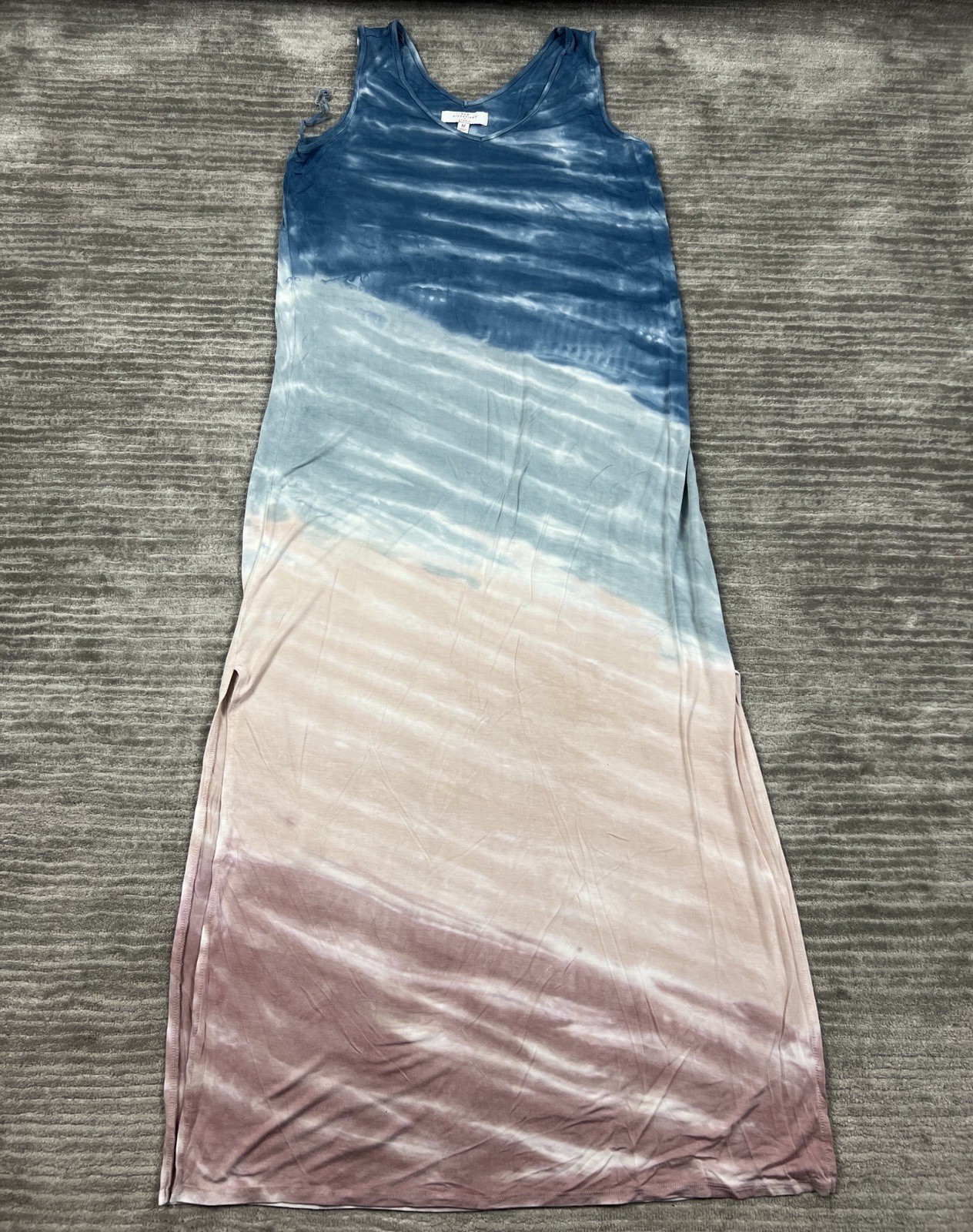 New Directions Studio Dress Womens Medium Multicolor Maxi Sleeveless Tank