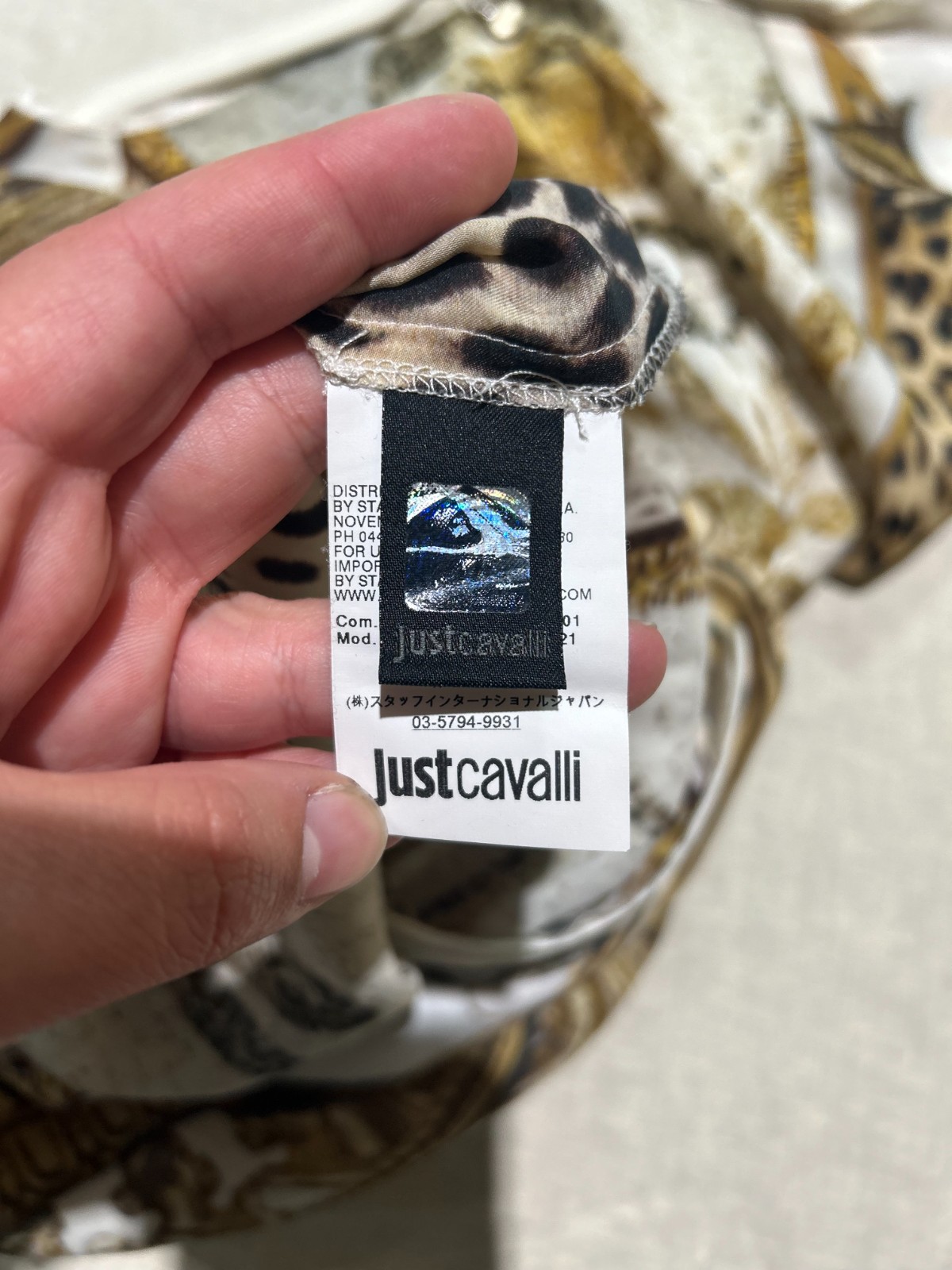 Roberto Cavalli “Just Cavalli” Tiger Face Print Dress Size IT 42/ US 6/ UK 10