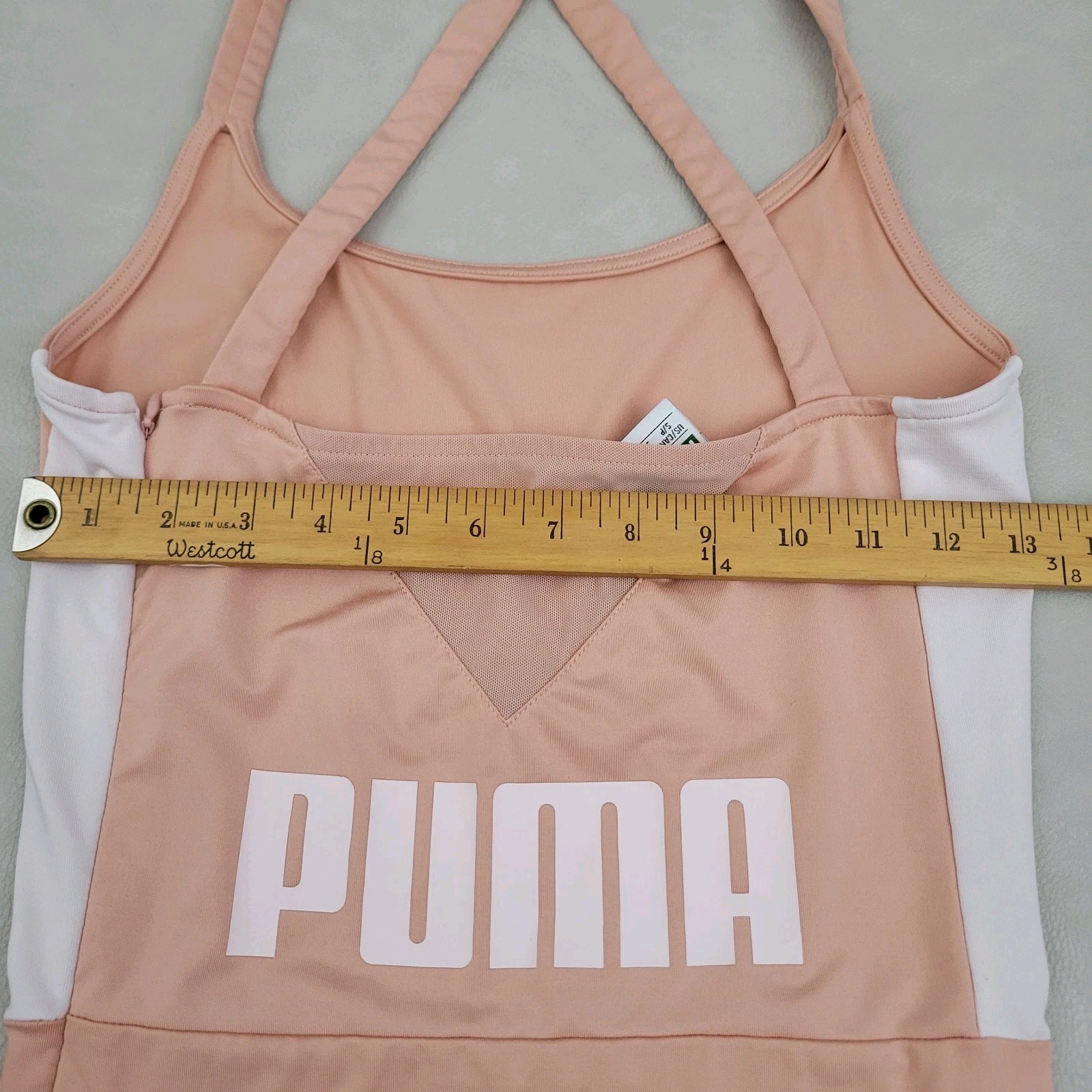 PUMA Womens Size Small Archive T7 Sport Dress Peach