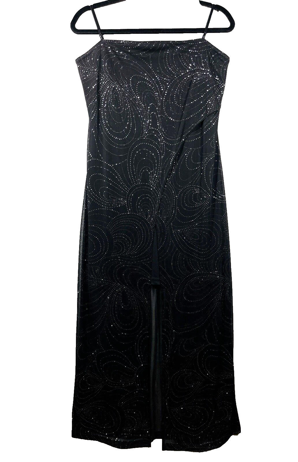 Vintage Whimsigoth Maxi Dress Size L 90s Y2K Dark Grunge Fairy Celestial Goth
