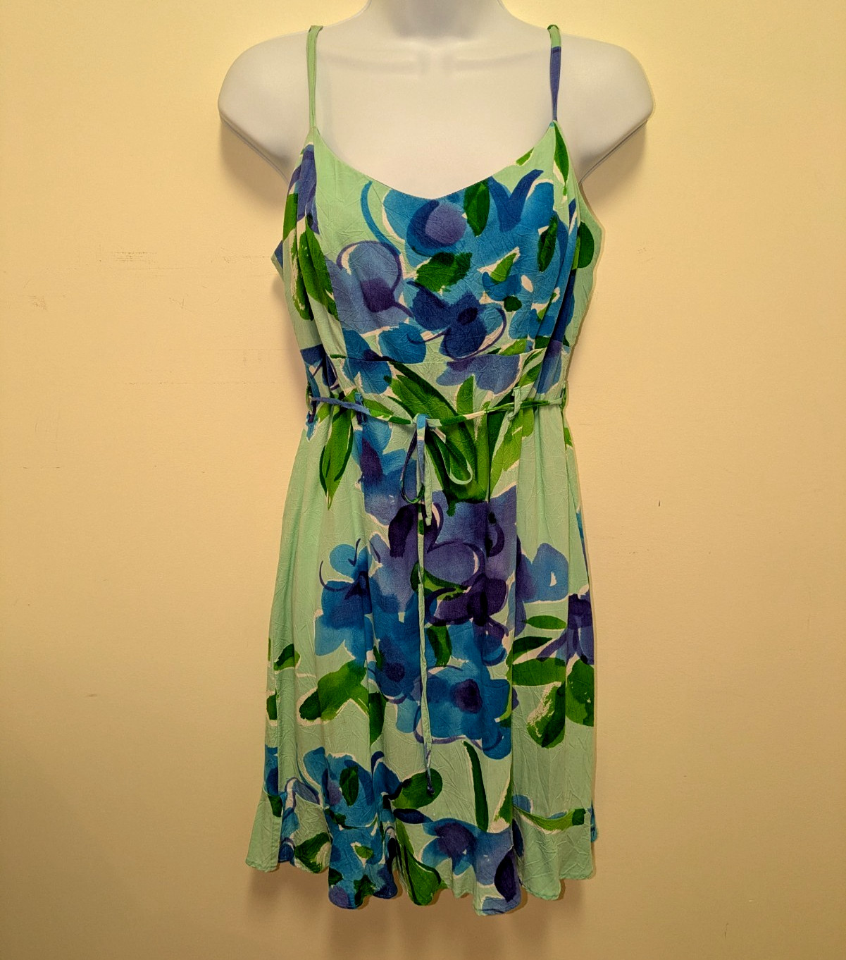 Vintage Jams World spaghetti strap Sundress Floral SM