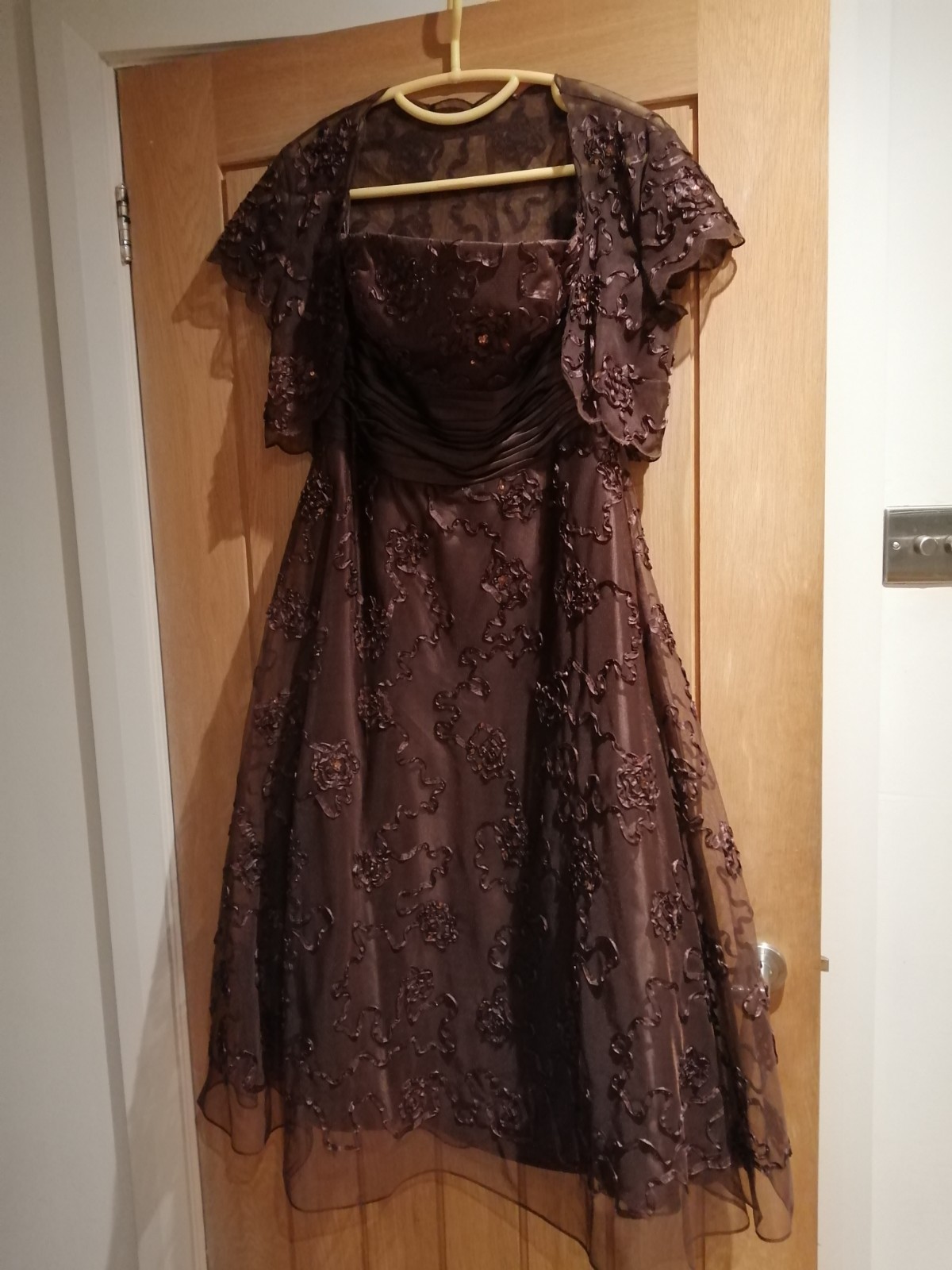 Ladies Evening Dress and Bolero From Monsoon Size12