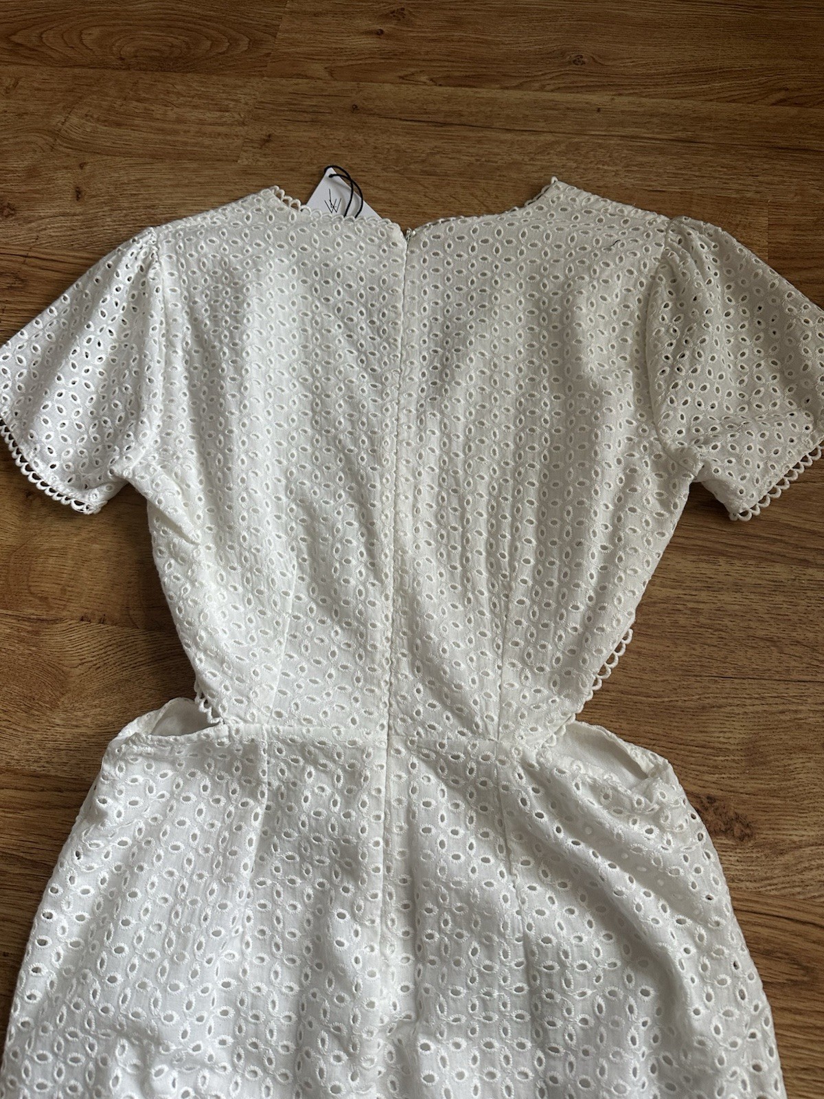 NWT Lost + Wander White Side Cut Out Dress S