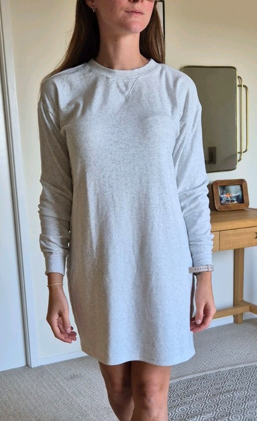 The Normal Brand Puremeso Everyday Grey Sweater Dress Size Medium