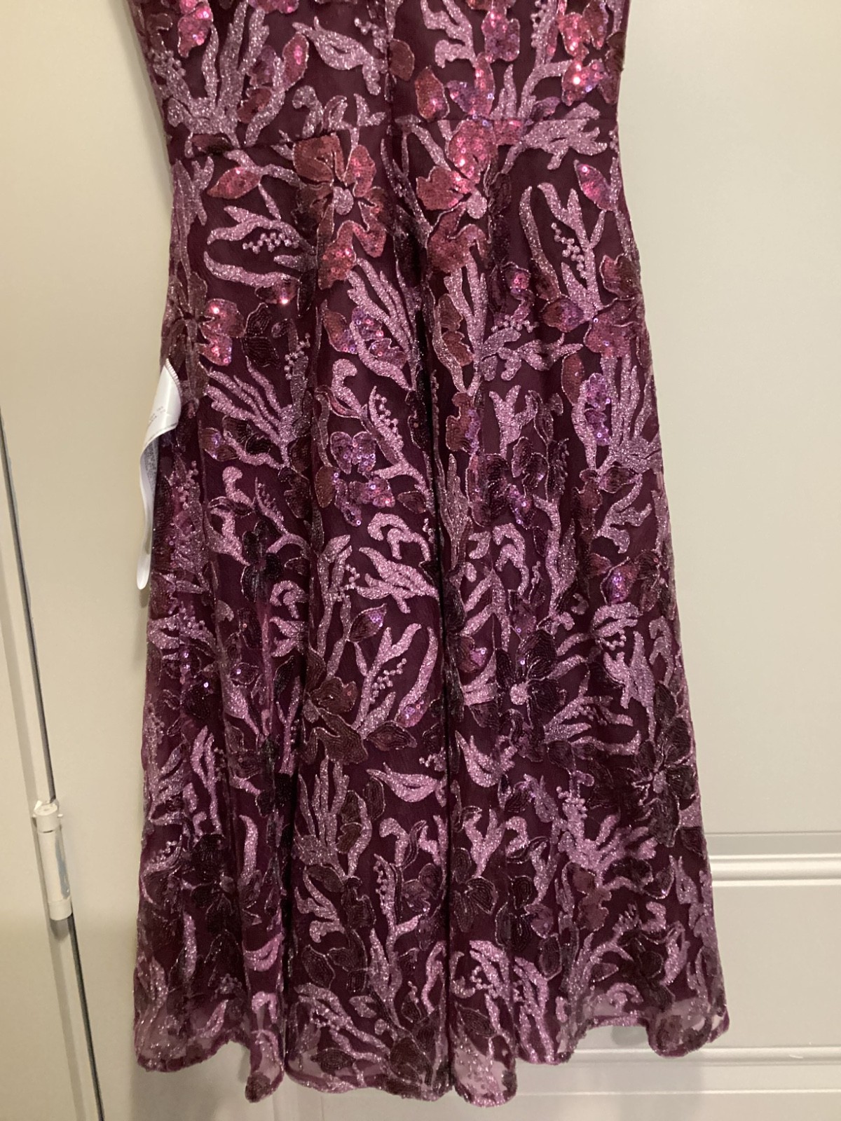 Dress the Population Elisa Sequin Fit & Flare Cocktail Dress, size S