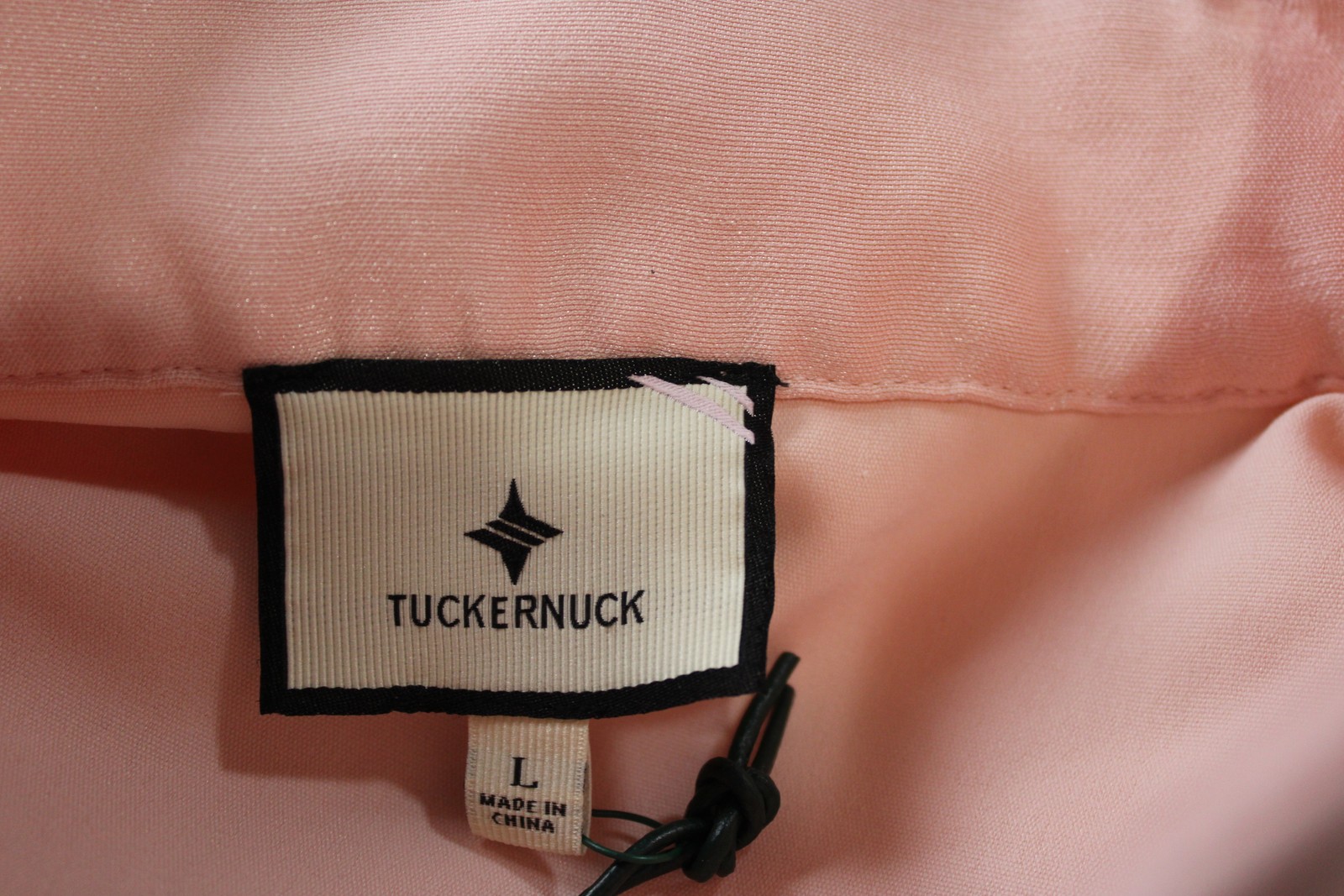 Tuckernuck Women’s A-Line Stand Collar Dupioni Megan Dress AP2 Soft Pink Large