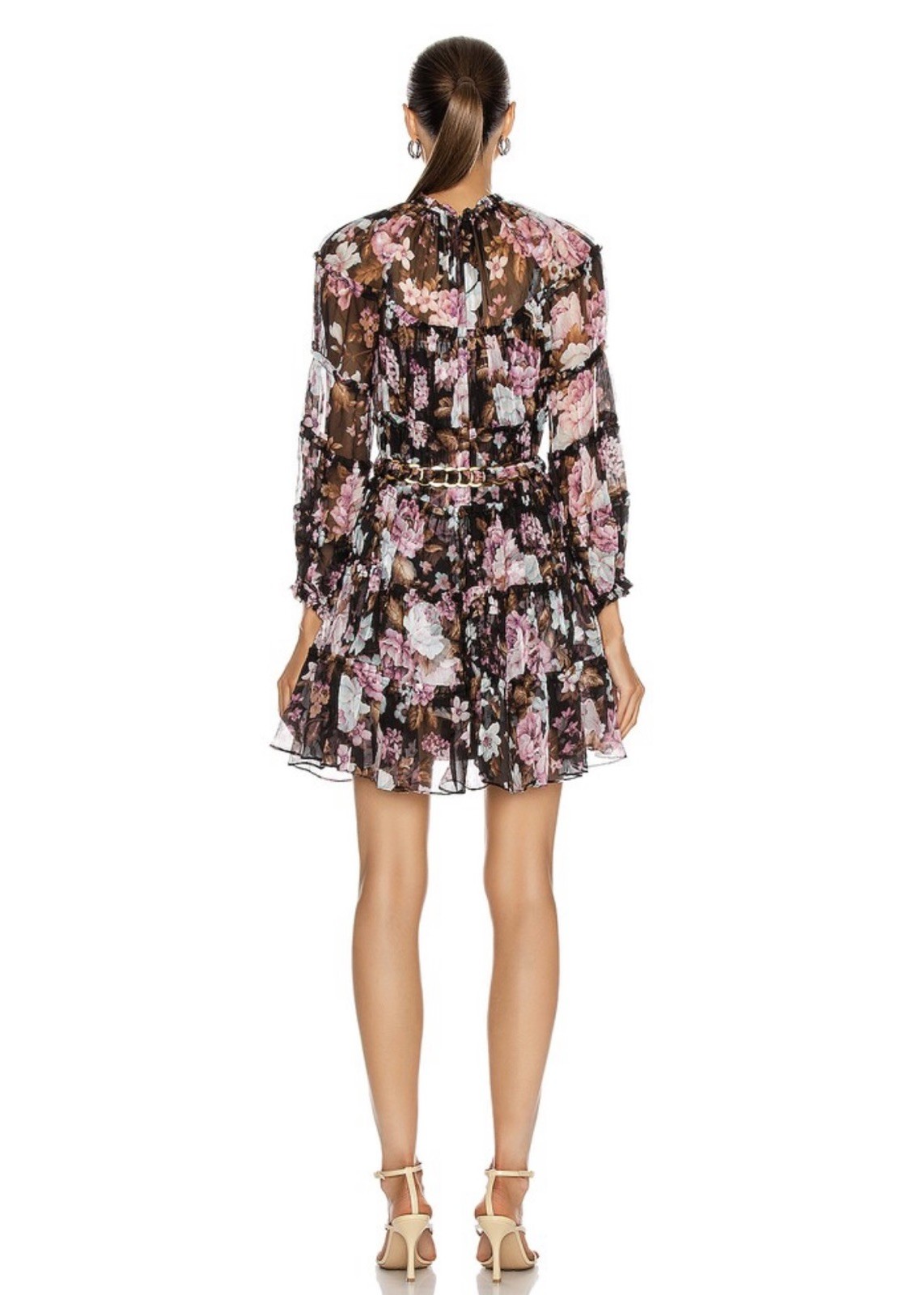 ZIMMERMANN – Charm Tiered Mini Dress – Size 1 (M) / AU 10 / US 6