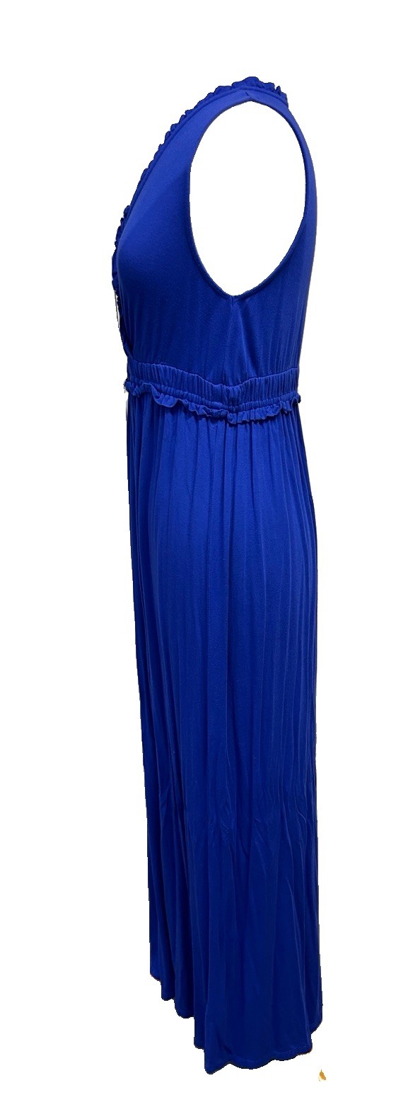 Spense Saturated Periwinkle Color Knit Maxi Dress Size S/P