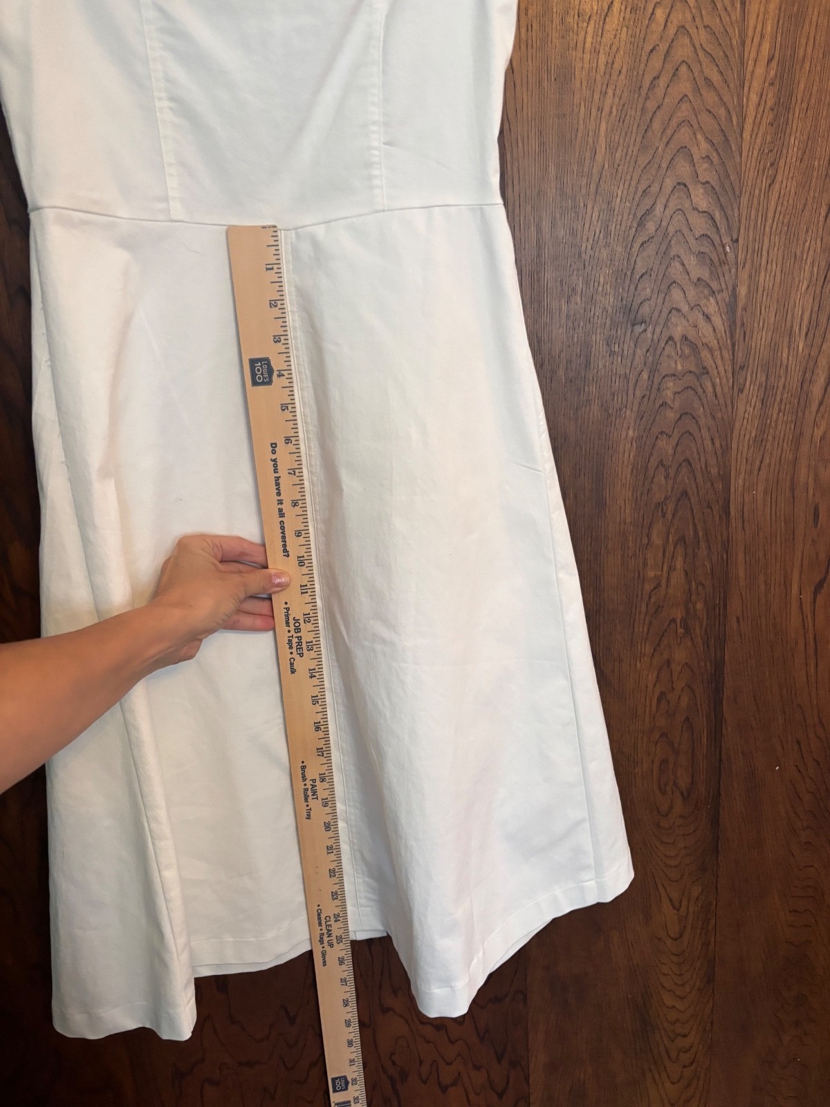 Jealous Tomato Off-Shoulder Button Front White Dress Medium