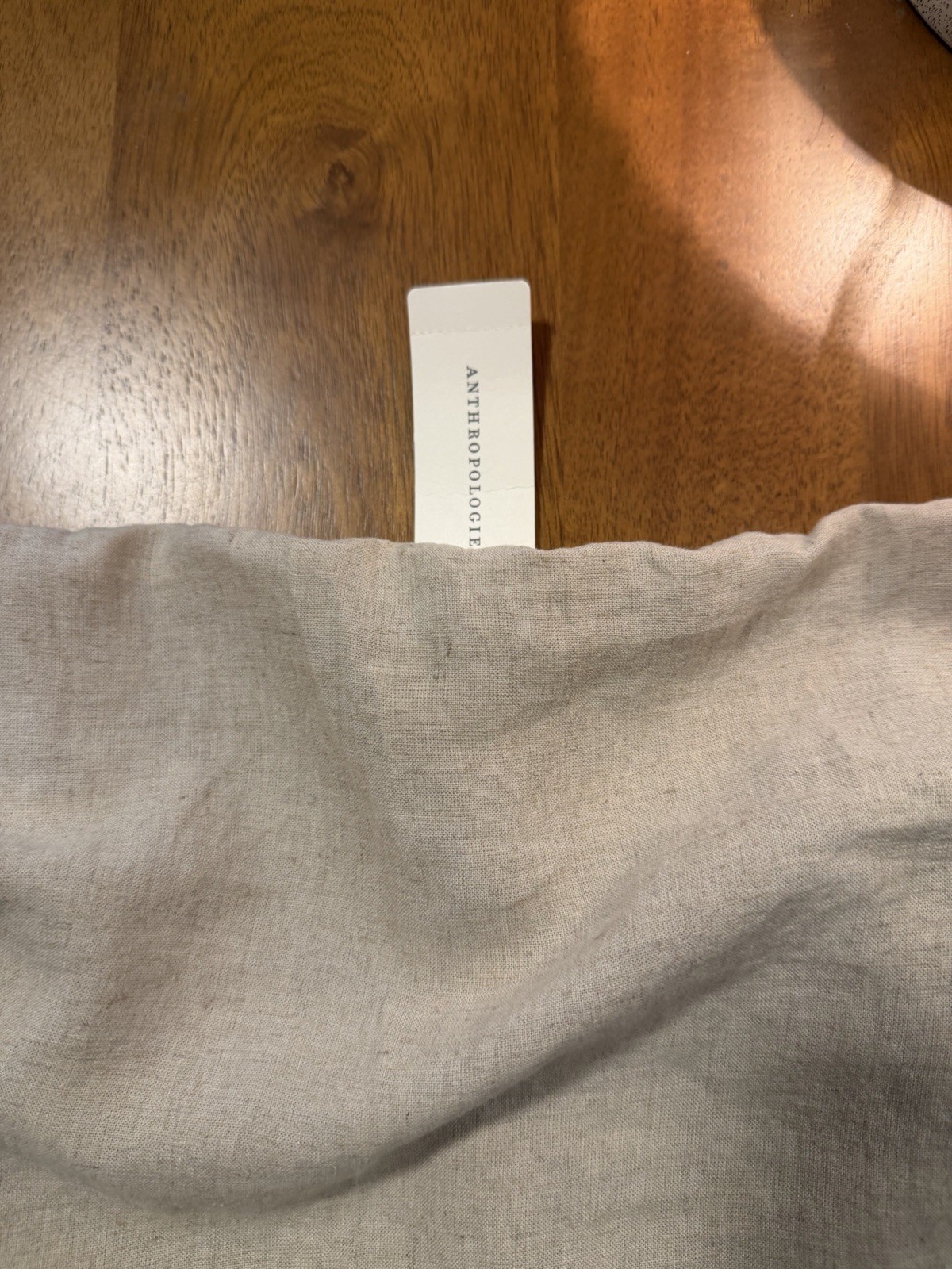 Anthropologie Linen-Blend Strapless Mini Dress New with Tags (originally $98)
