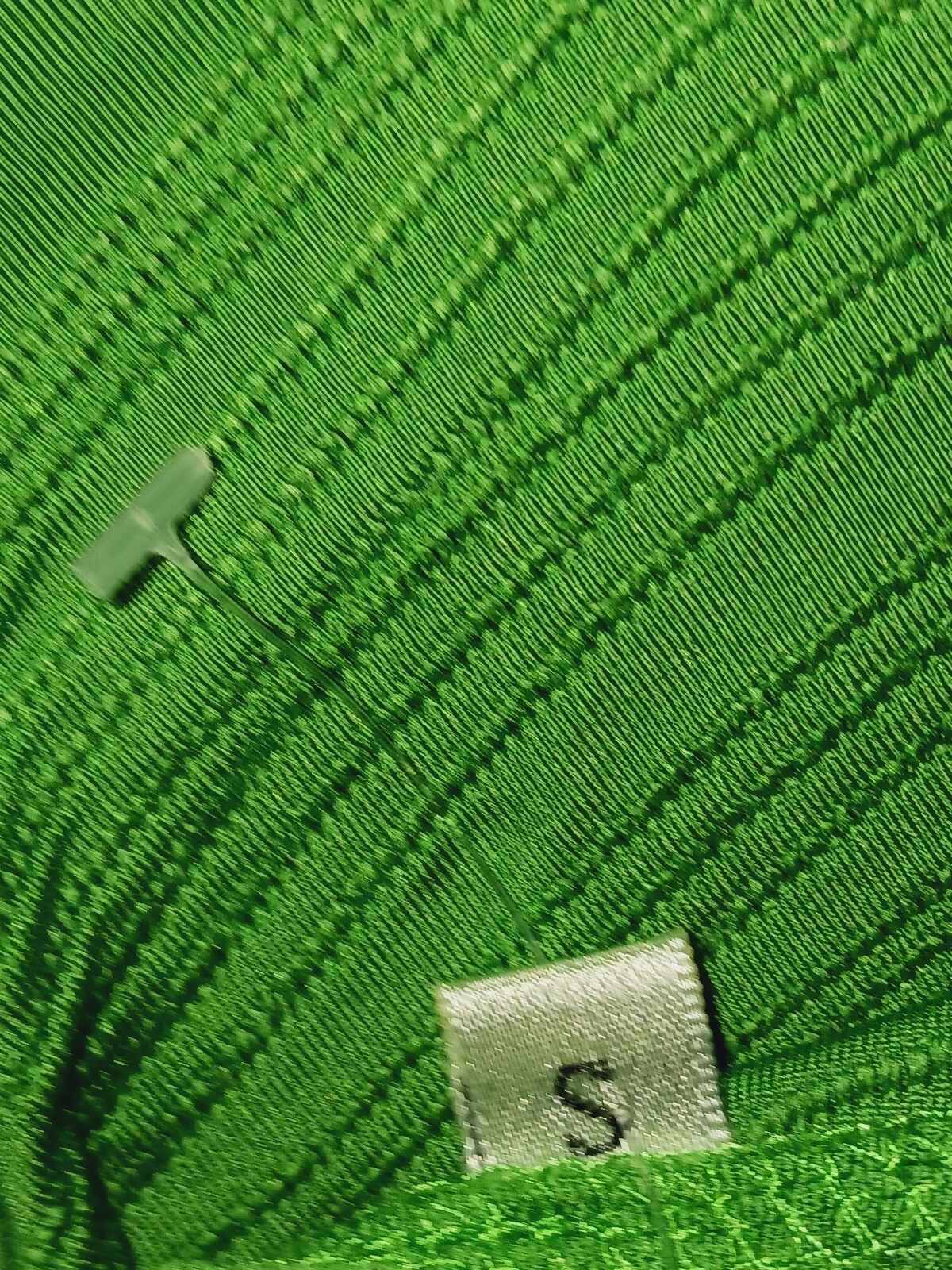 Women Stetchy green knit sleeveless dress size small