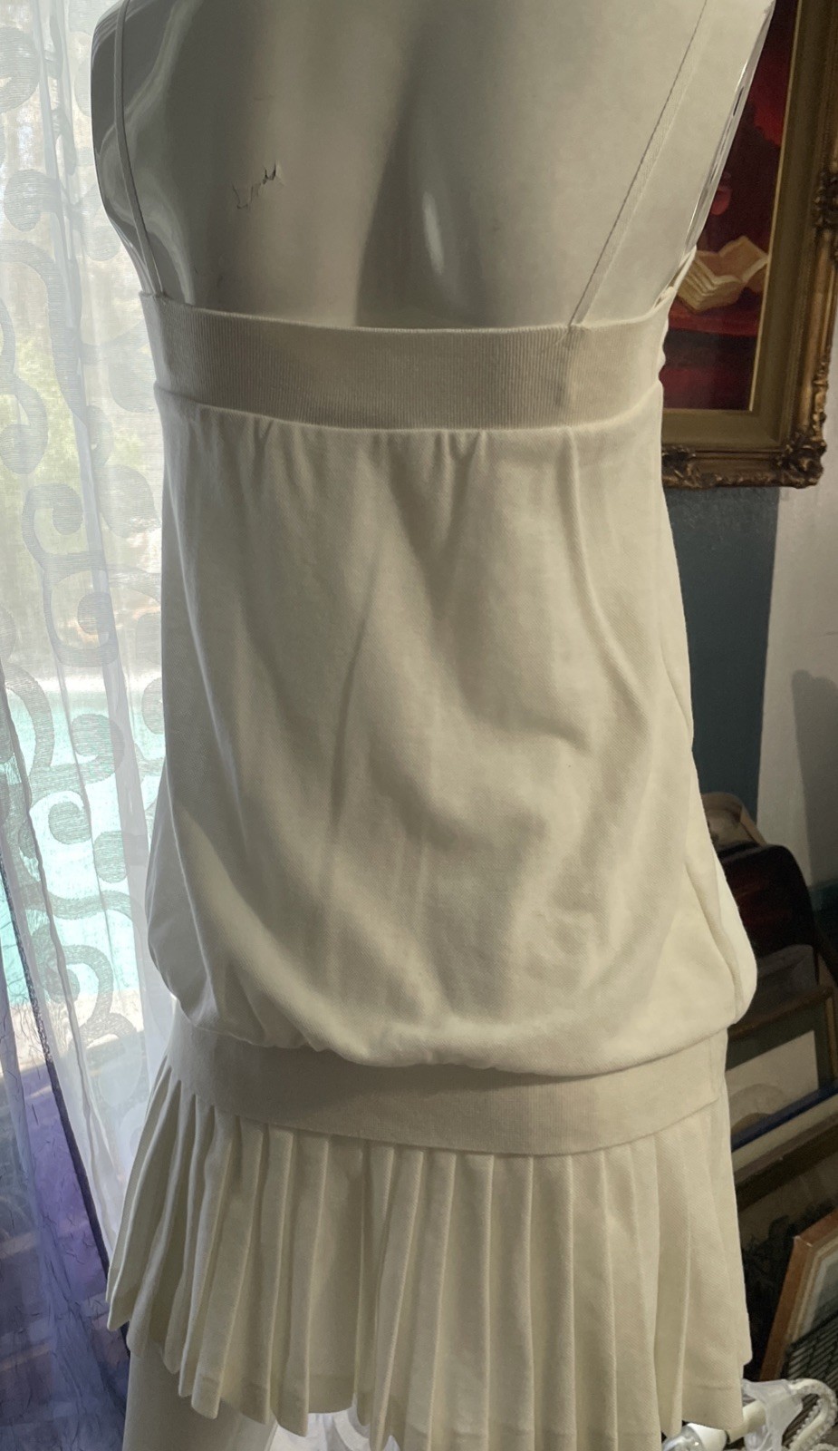 Lacoste Malandrino Women’s Spaghetti strap Tennis?Dress made France Sz M