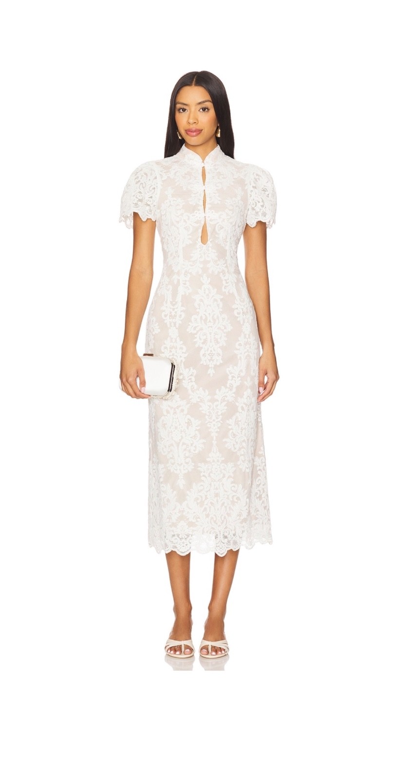 Stone Cole Fox Emory midi dress