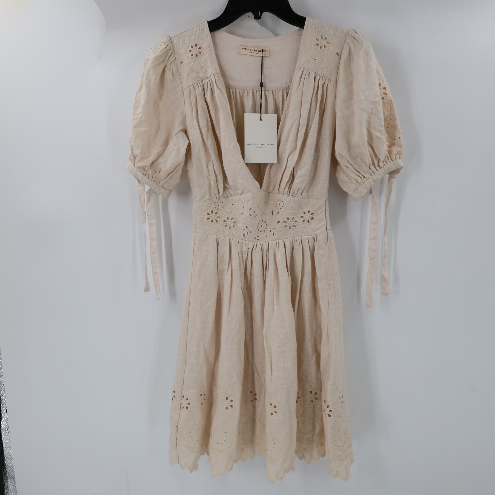 Spell and the gypsy dress womens 2xs Imogen Embroidered Party Dress Boho RARE