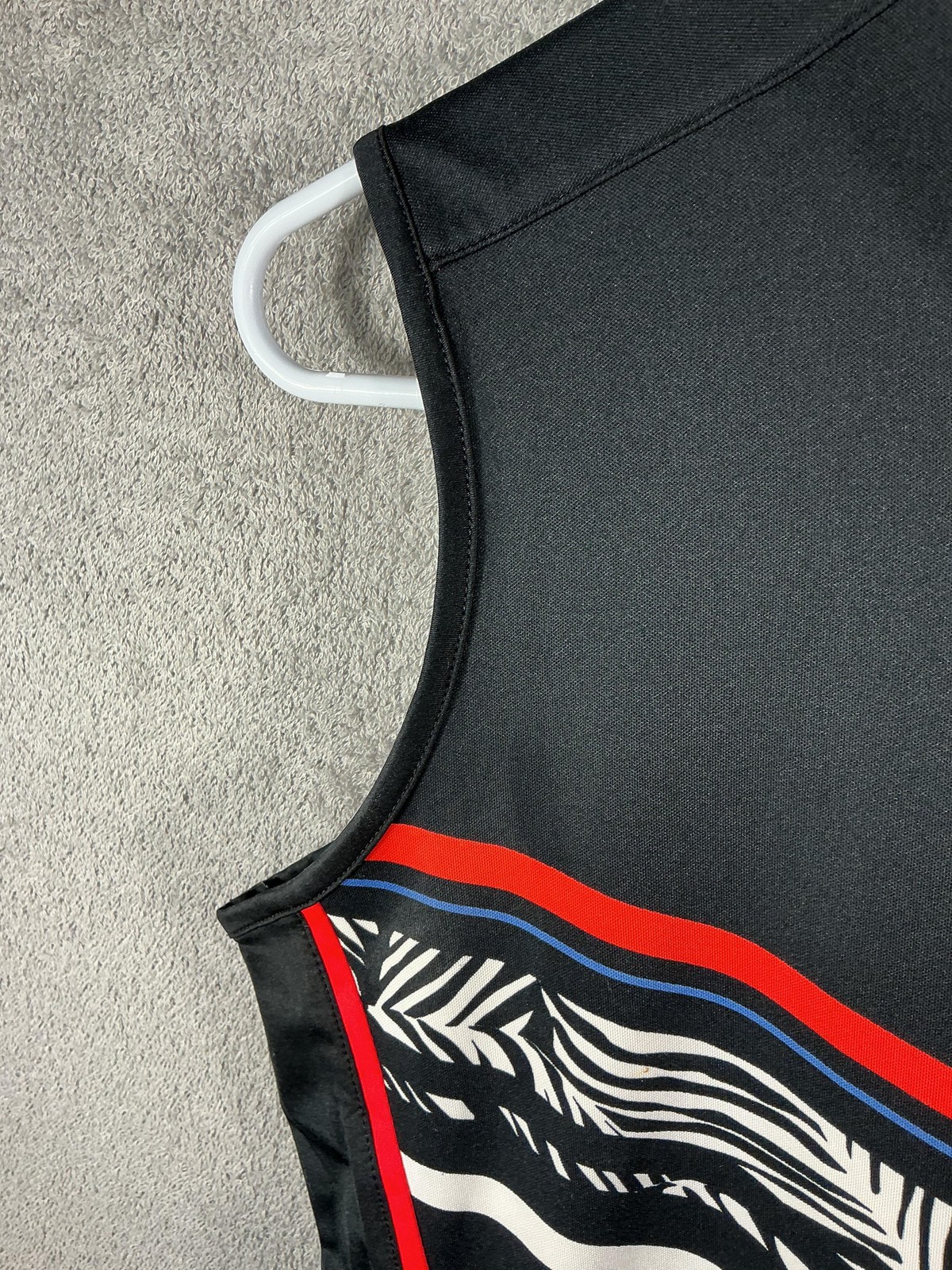 Tail Golf Dress Womens Small Multicolor Palm Zip Mock Neck Pockets Sleeveless