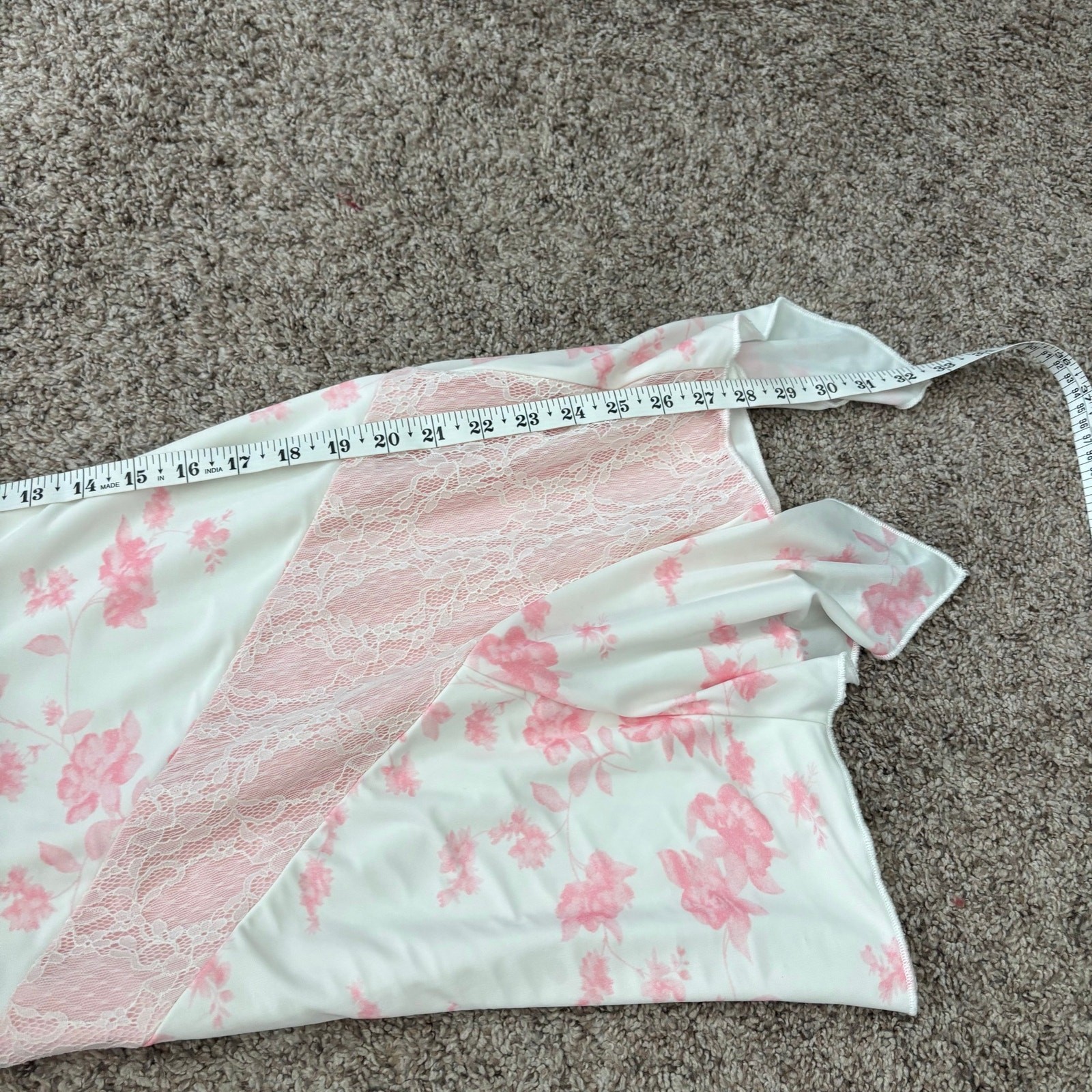 White Fox Boutique Settle For You Mini Dress Size XS Pink Coquette Asymmetric