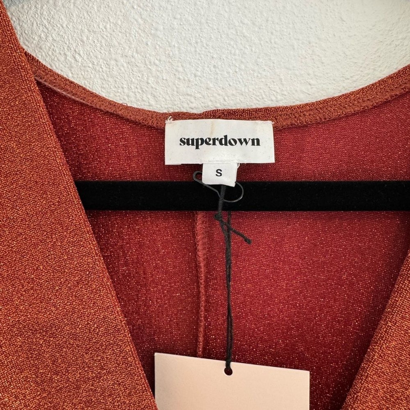 NWT Superdown Genia Off Shoulder Mini Dress Size S