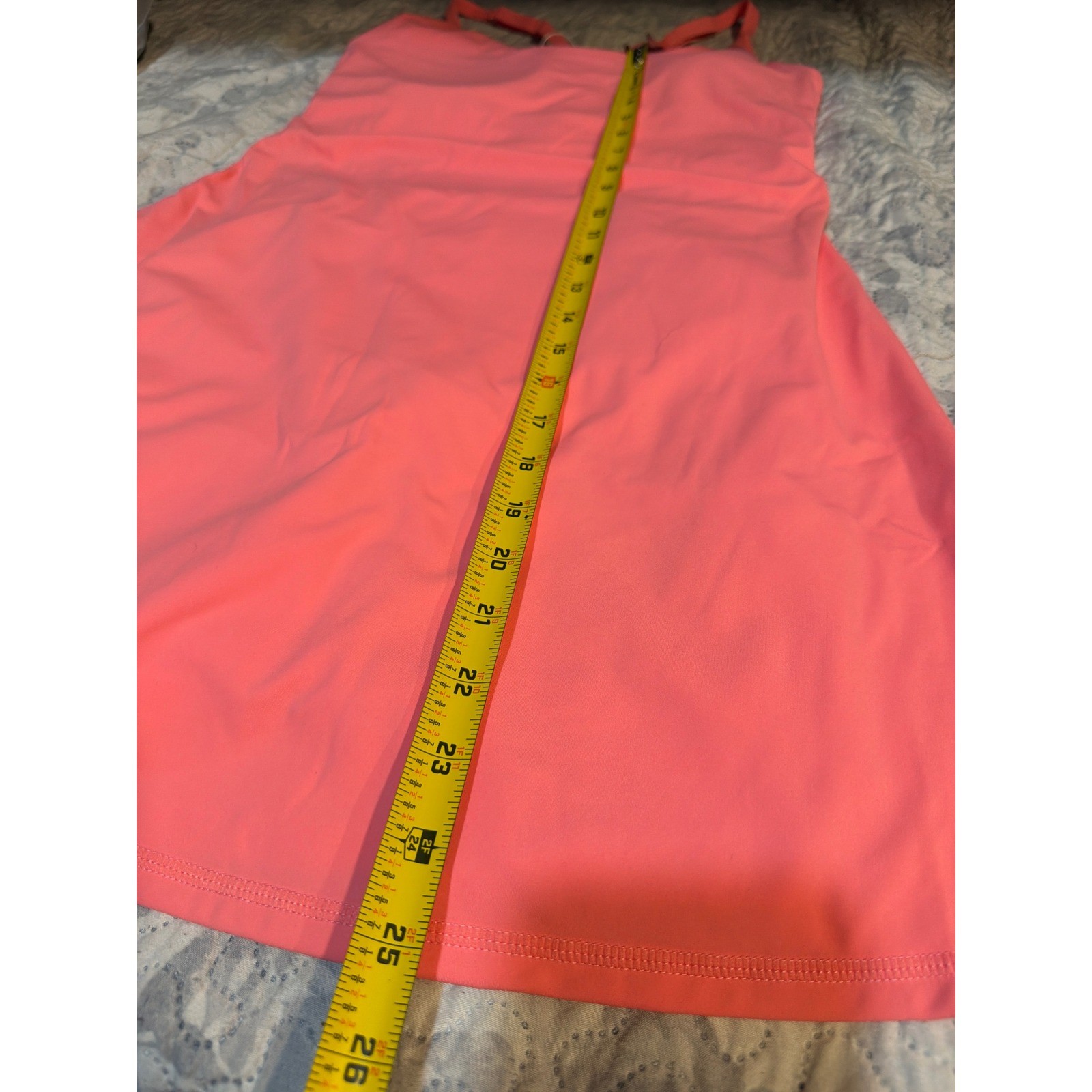 Halara Plush Tummy Control Active Dress Easy Peezy Coral Pink Size S