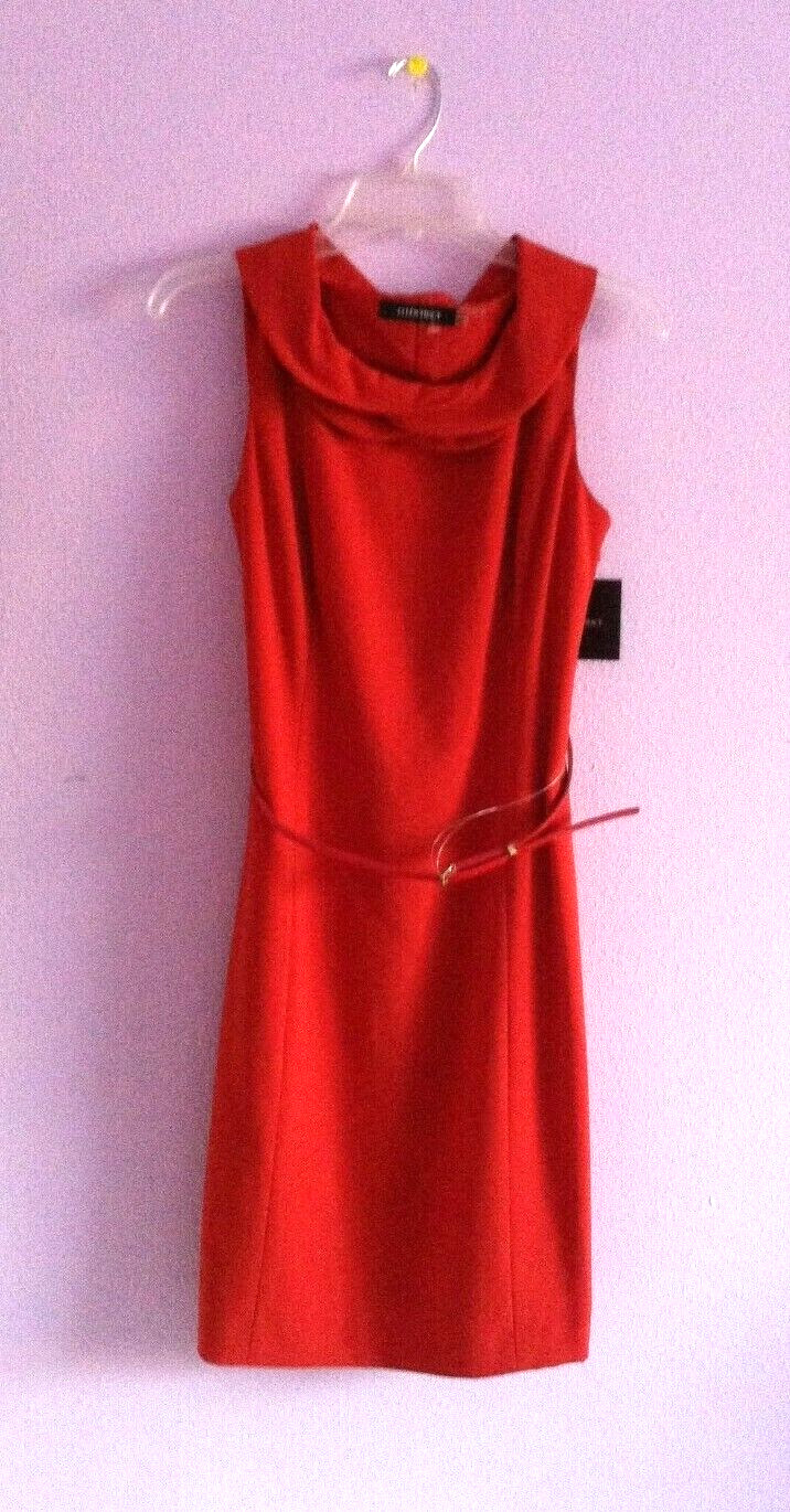 Ellen Tracy Peter Pan Collar Dress 8 Petite NWT