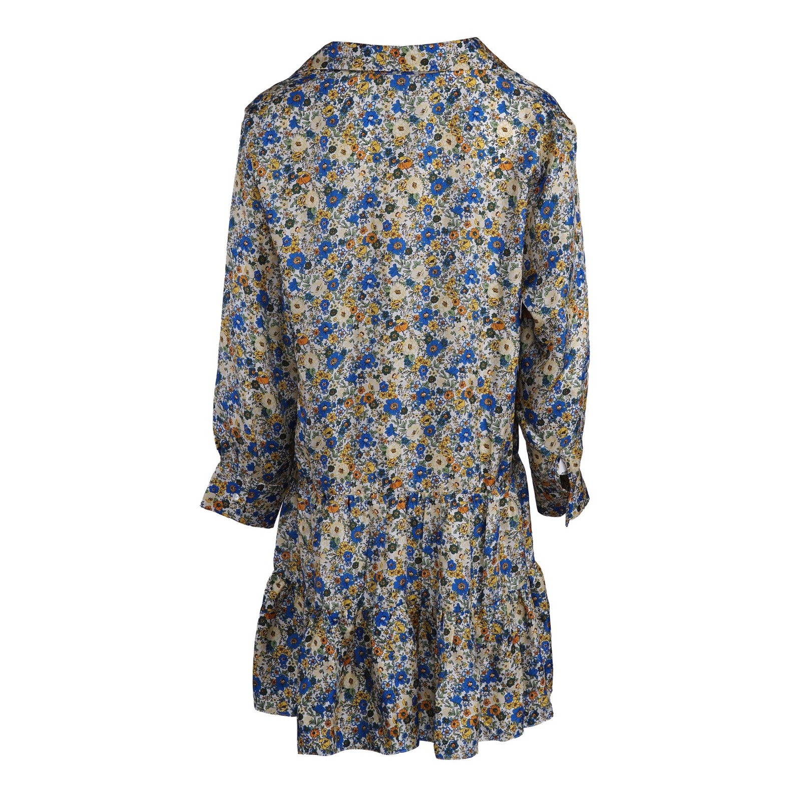 Sandro dress multi-colored silk size 38 women’s silk dress floral SFPRO02605