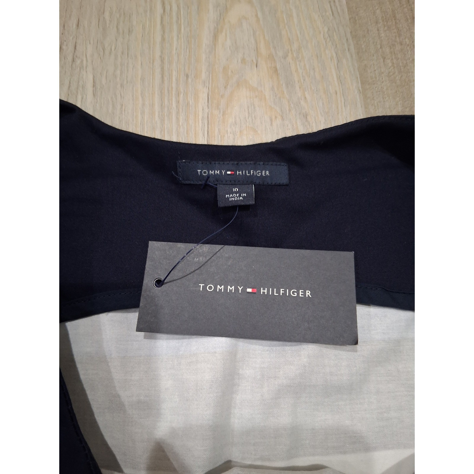 Tommy Hilfiger NWT Womens Stripe Sleeveless Fit Flare Dress Blue Red White Sz 10
