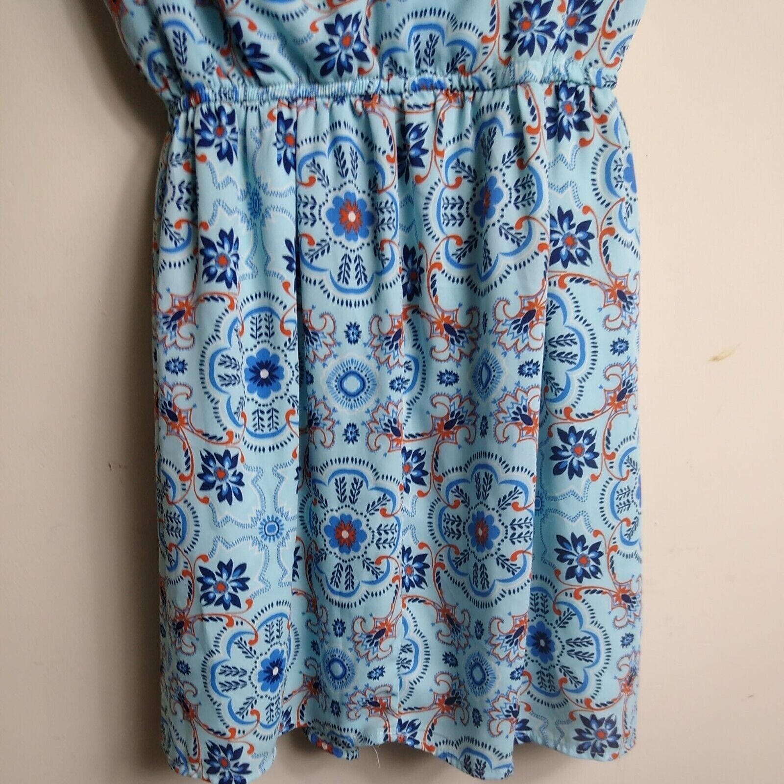 Red Camel Dress Womans Small Multicolored
