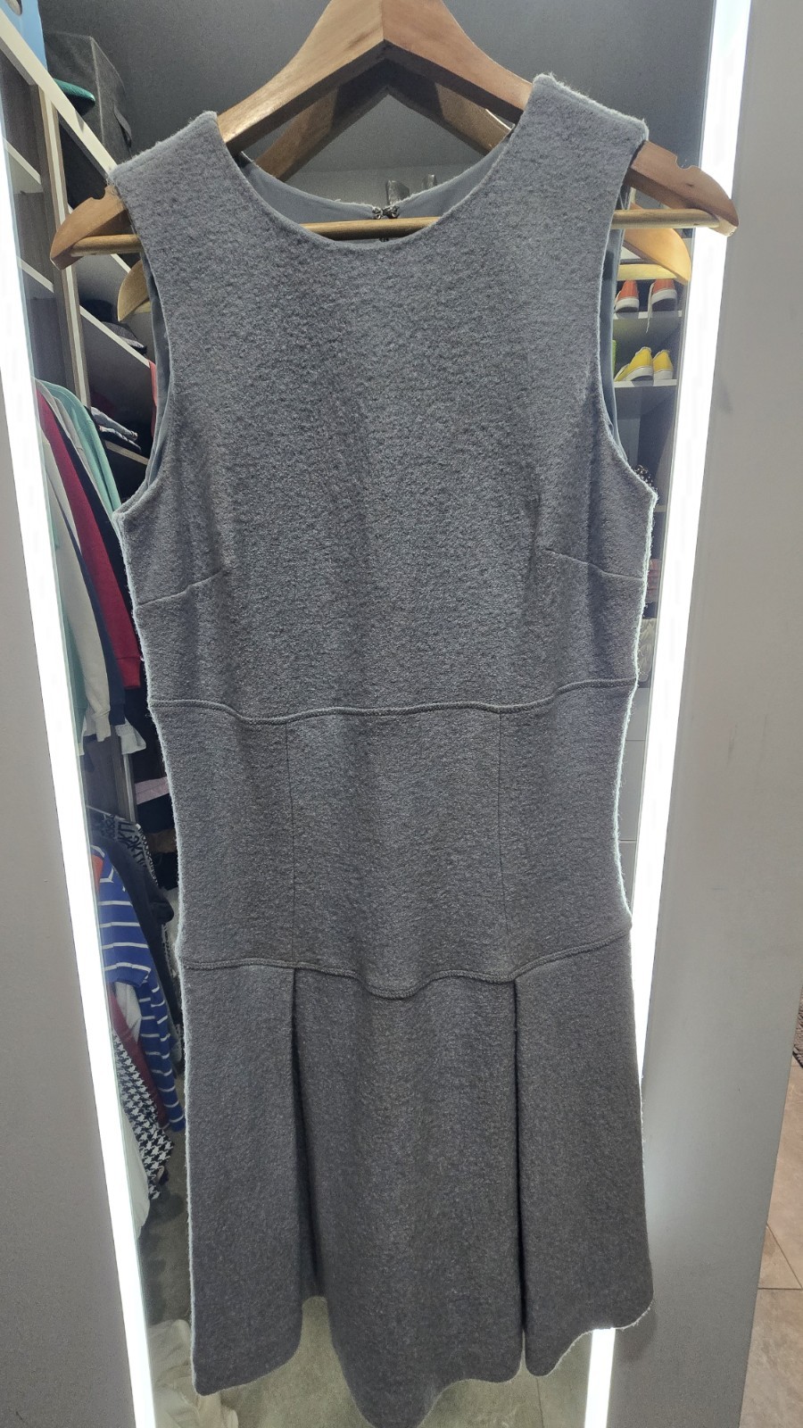 Vintage Ann Taylor Dress Size 8 Rayon And Wool