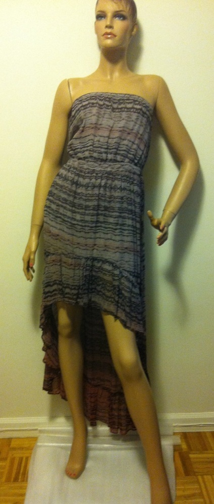Gypsy 05 Women’s Tube Top Dress in Tangerine