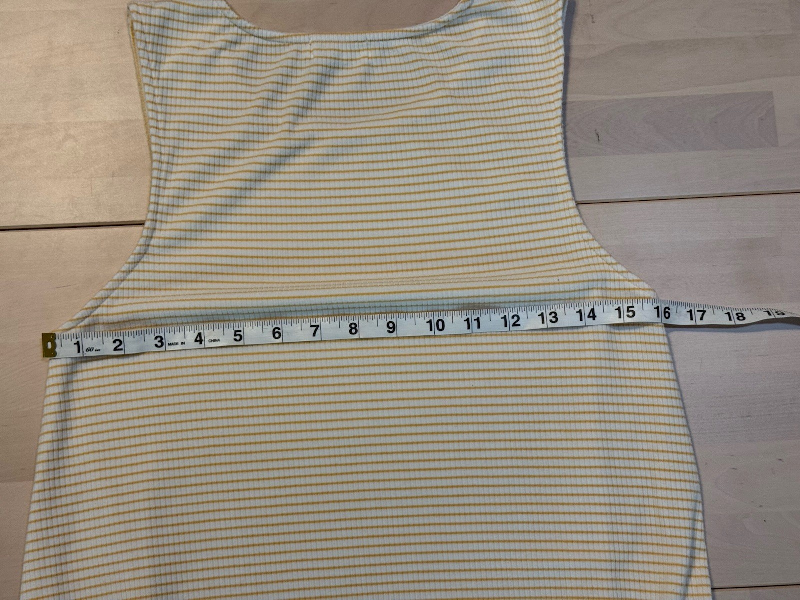 Carve Designs Dress Size Medium Yellow Stripe Sleeveless Midi Casual w/ Pockets