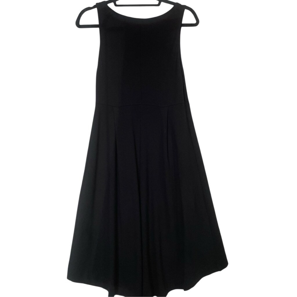 Alpha Studio Black Sleeveless Day Maxi Dress Size 40/XS Goth Whimsical Fairy