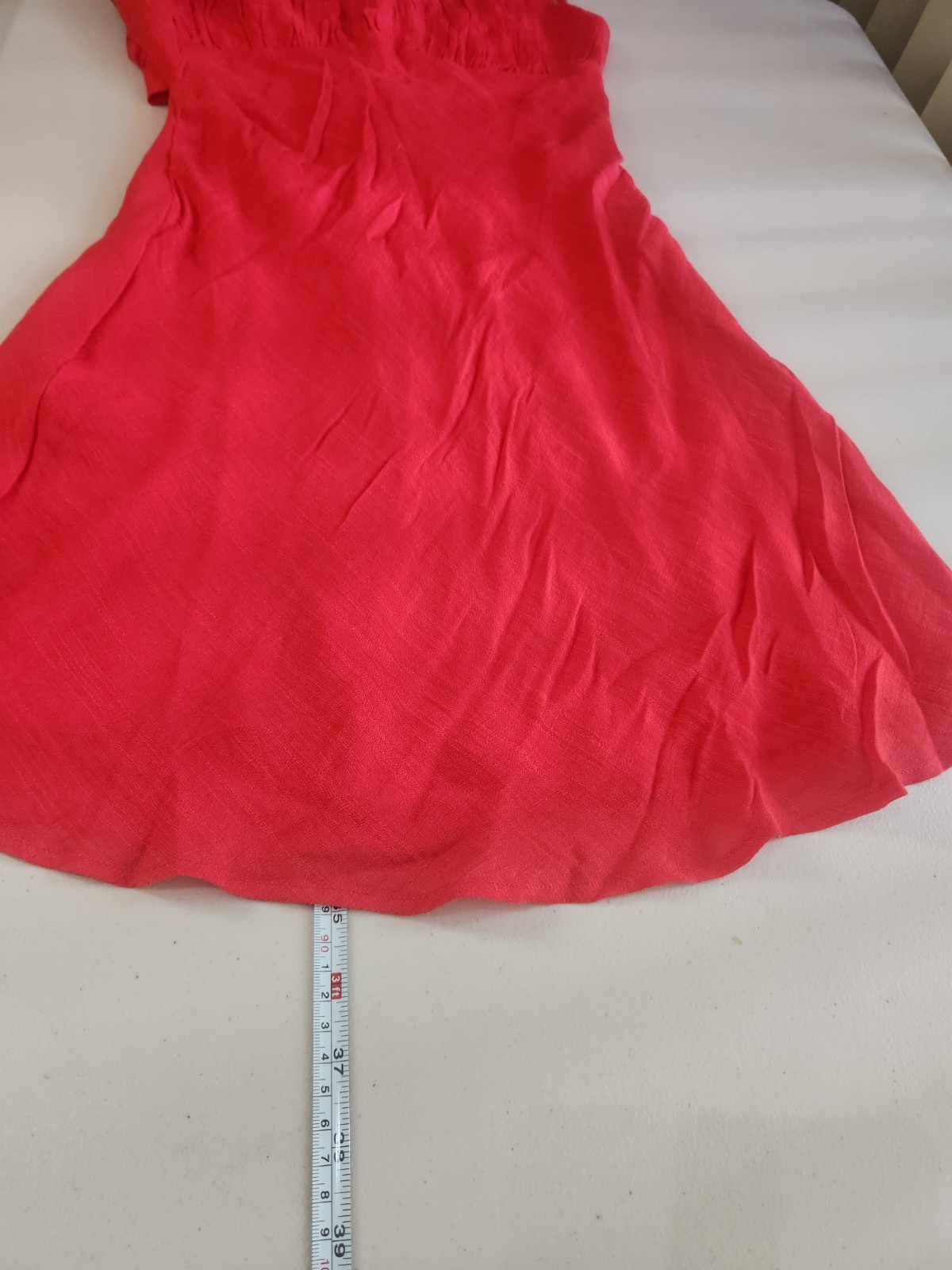 Billy J Red Spaghetti Strap Mini Party Dress Size 10