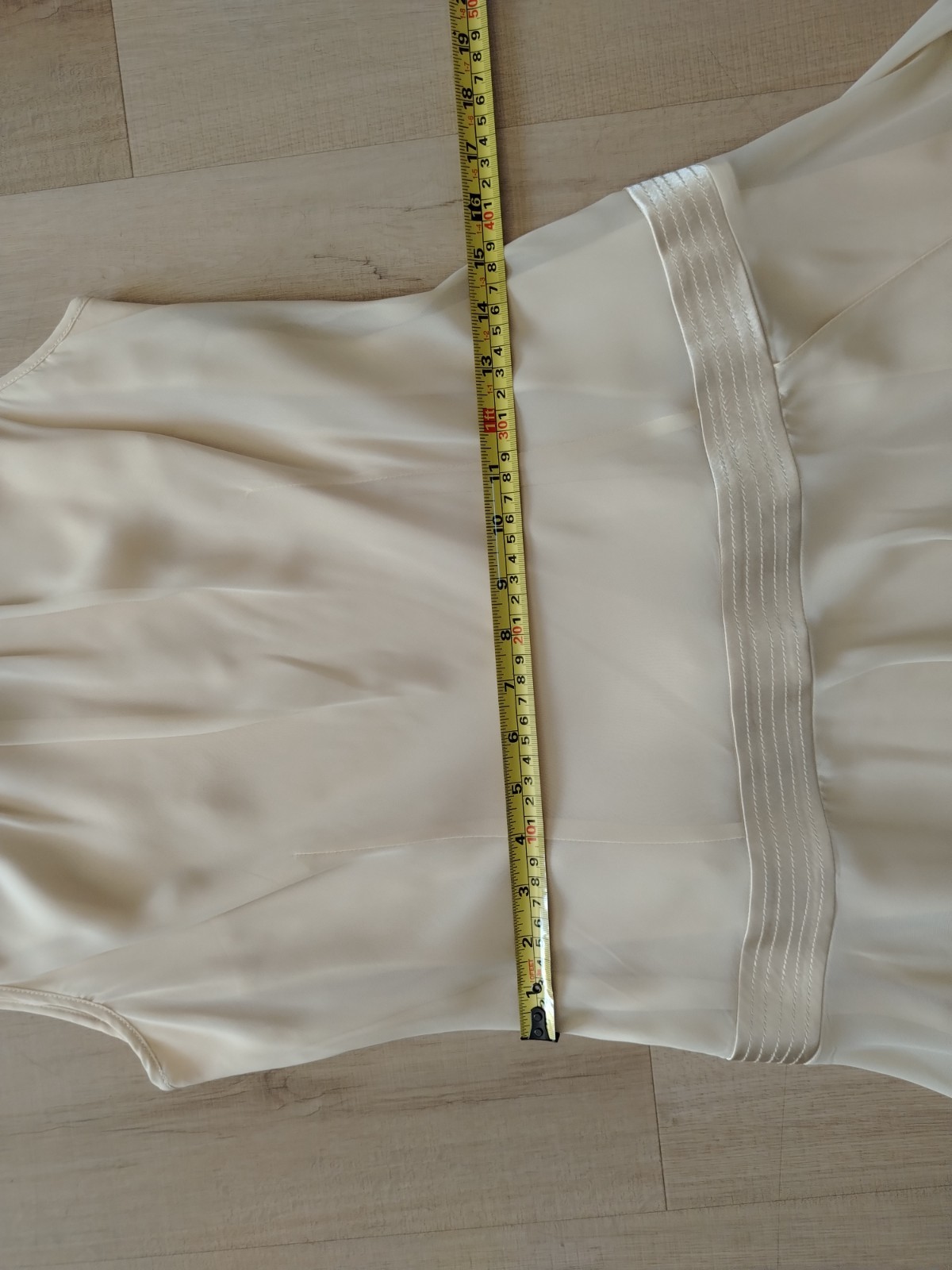 Liz Claiborne vtg 90s Flapper Dress size 10 Sleeveless Drop Waist Beige lined