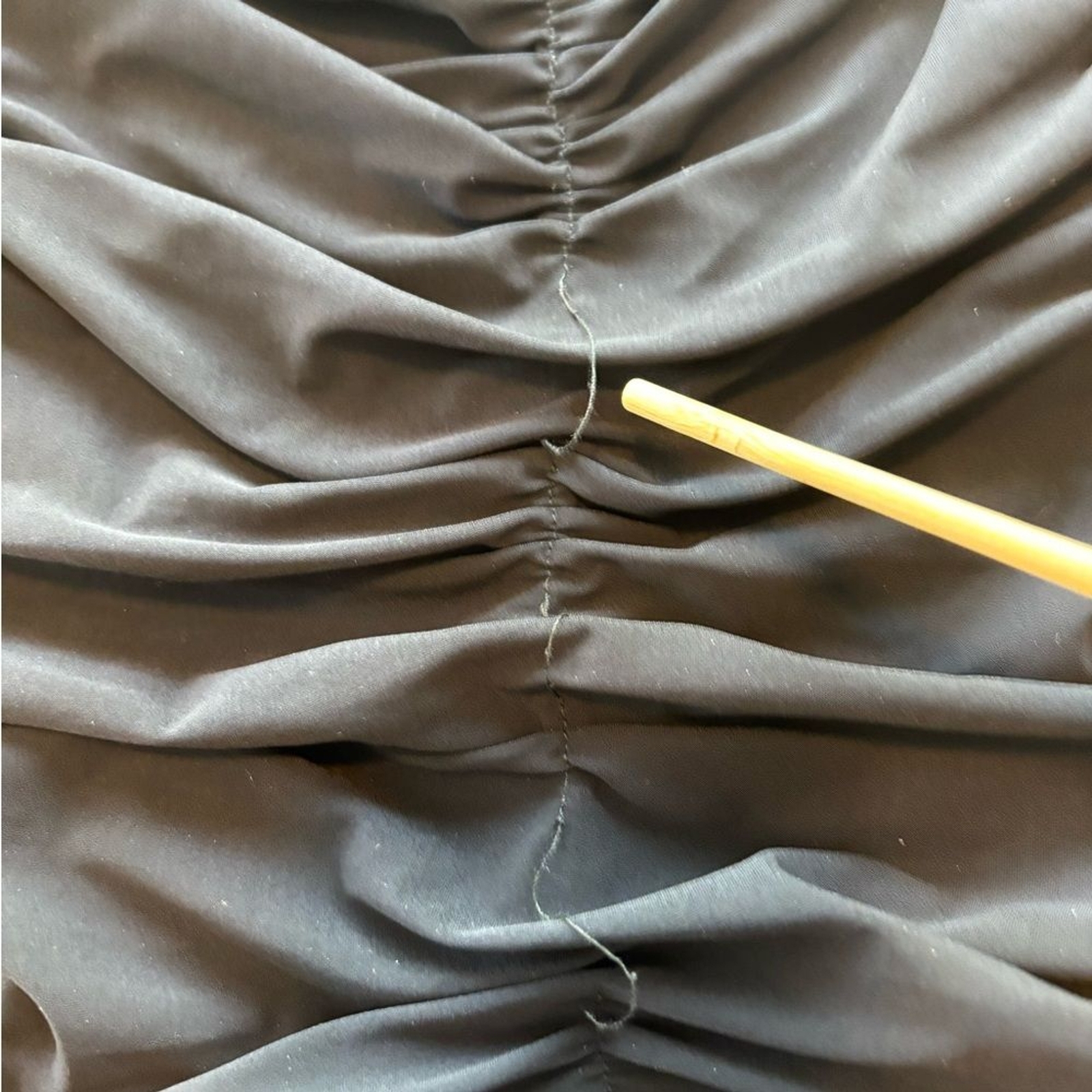 Chiara Boni La Petite Robe Black Cristal Ruched Sweetheart Dress EU 42 US 6 M