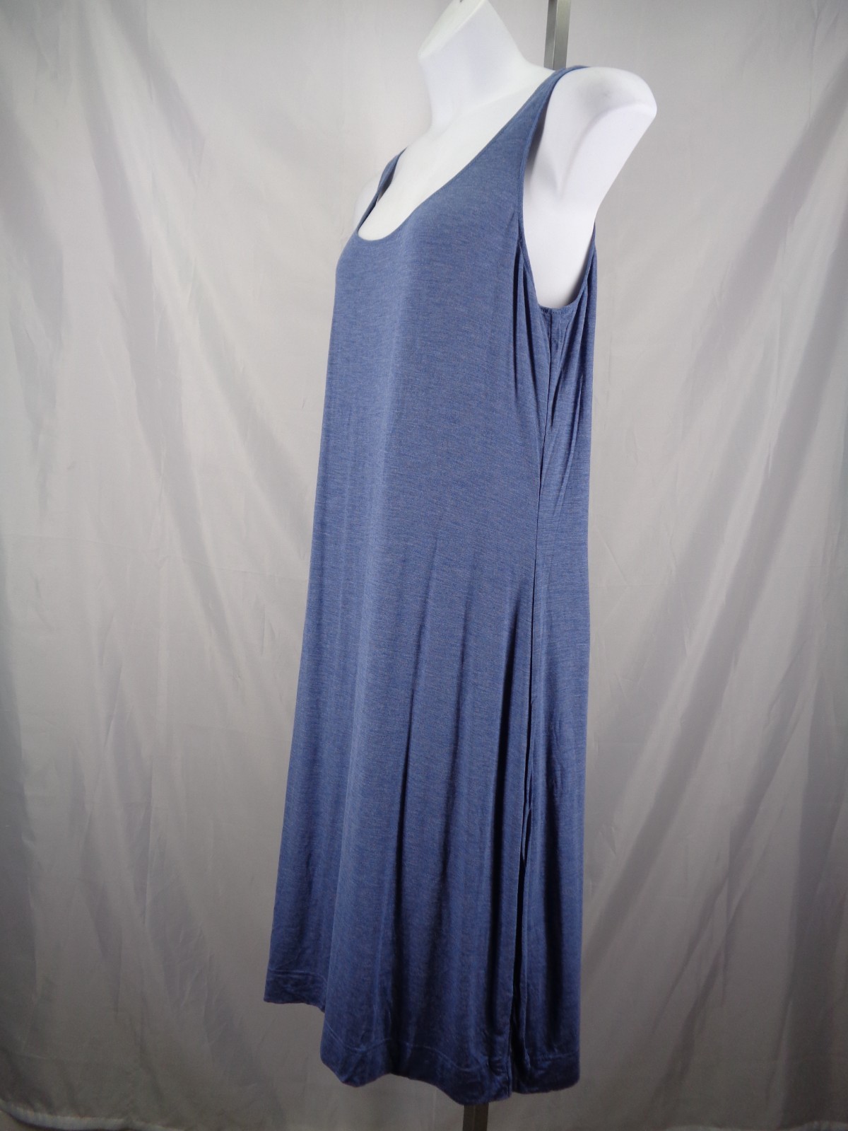 Eddie Bauer Stripe Solid Reversible Tank Dress Size XXL Tall T2XL New Defect