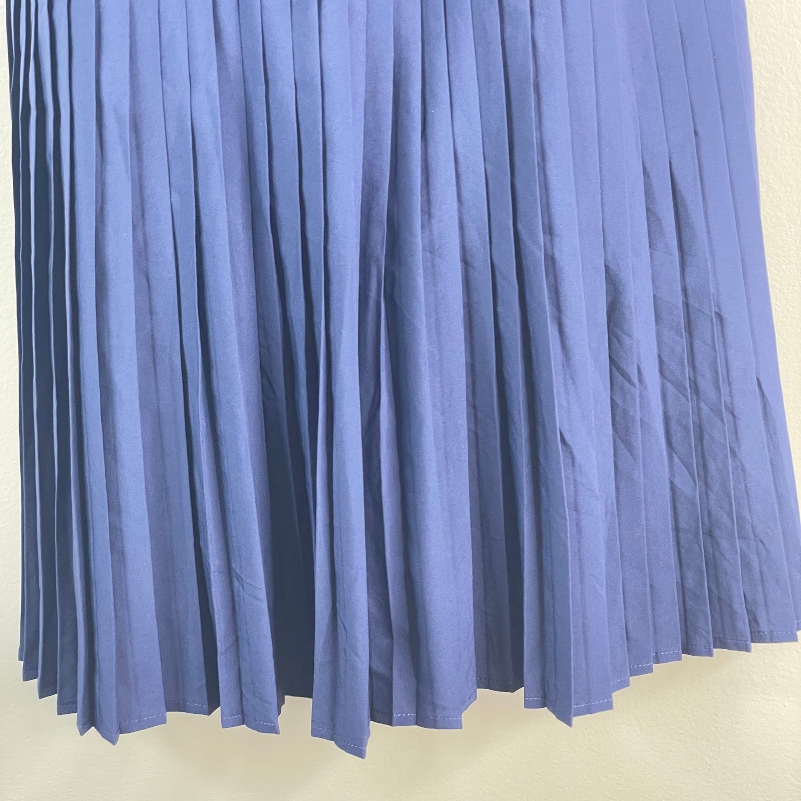 Fabletics Dress Womens Large Blue Pleated Tennis Racerback Tank Athleisure NWT