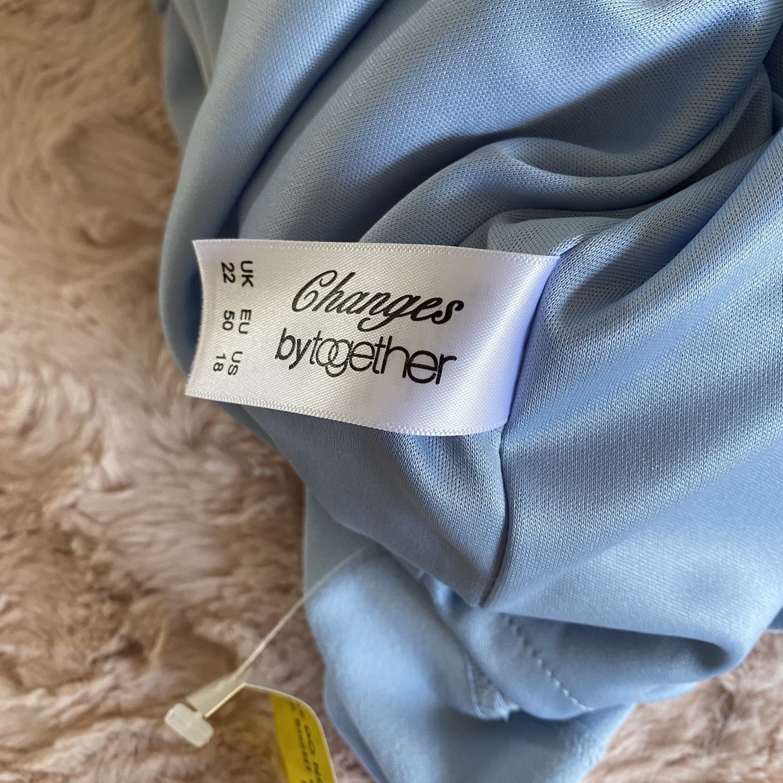 NWT Changes By Together Womens 18 Set Coat/Jacket w Dress Light Blue Formal