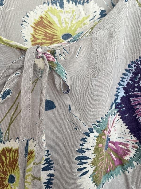 Women white stuff dress grey viscose 40/L/48 #BVEZ