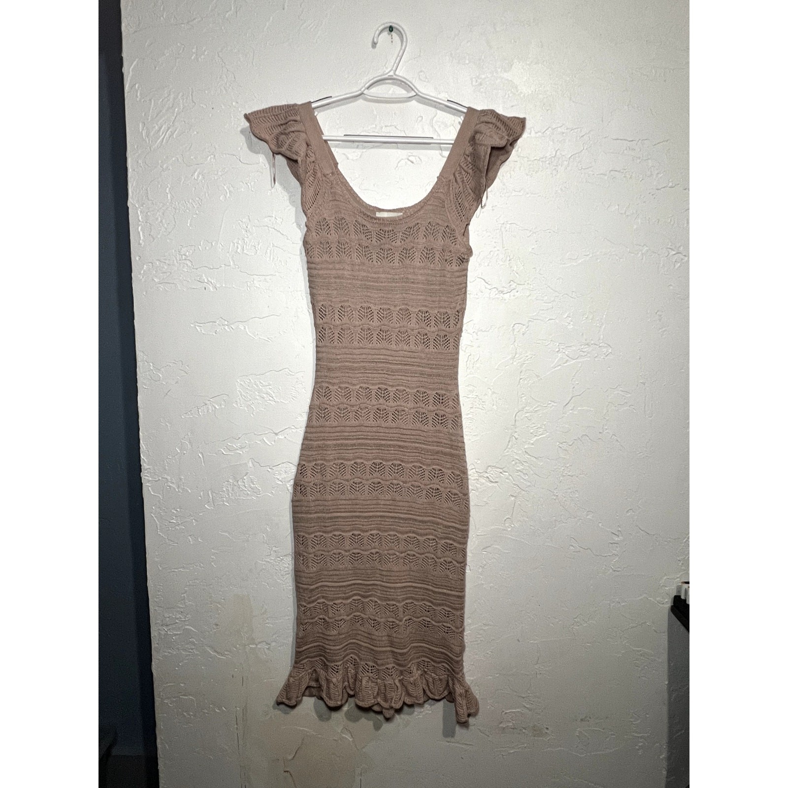 Freshman 1996 crotchet macrame y2k dress womens small coastal cowgirl festival