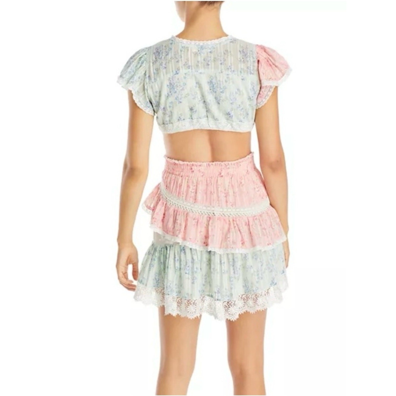 LoveShackFancy Audrina mini dress