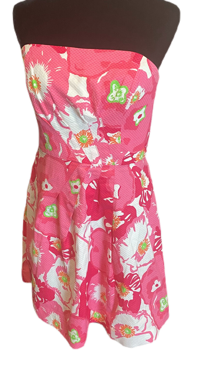 Lilly Pulitzer Dress Size 8 Paige Smith Pattern It Can Be Arranged Spring 2011