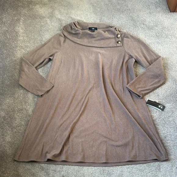 AGB Sweater Camel Brown Dress SIZE XL