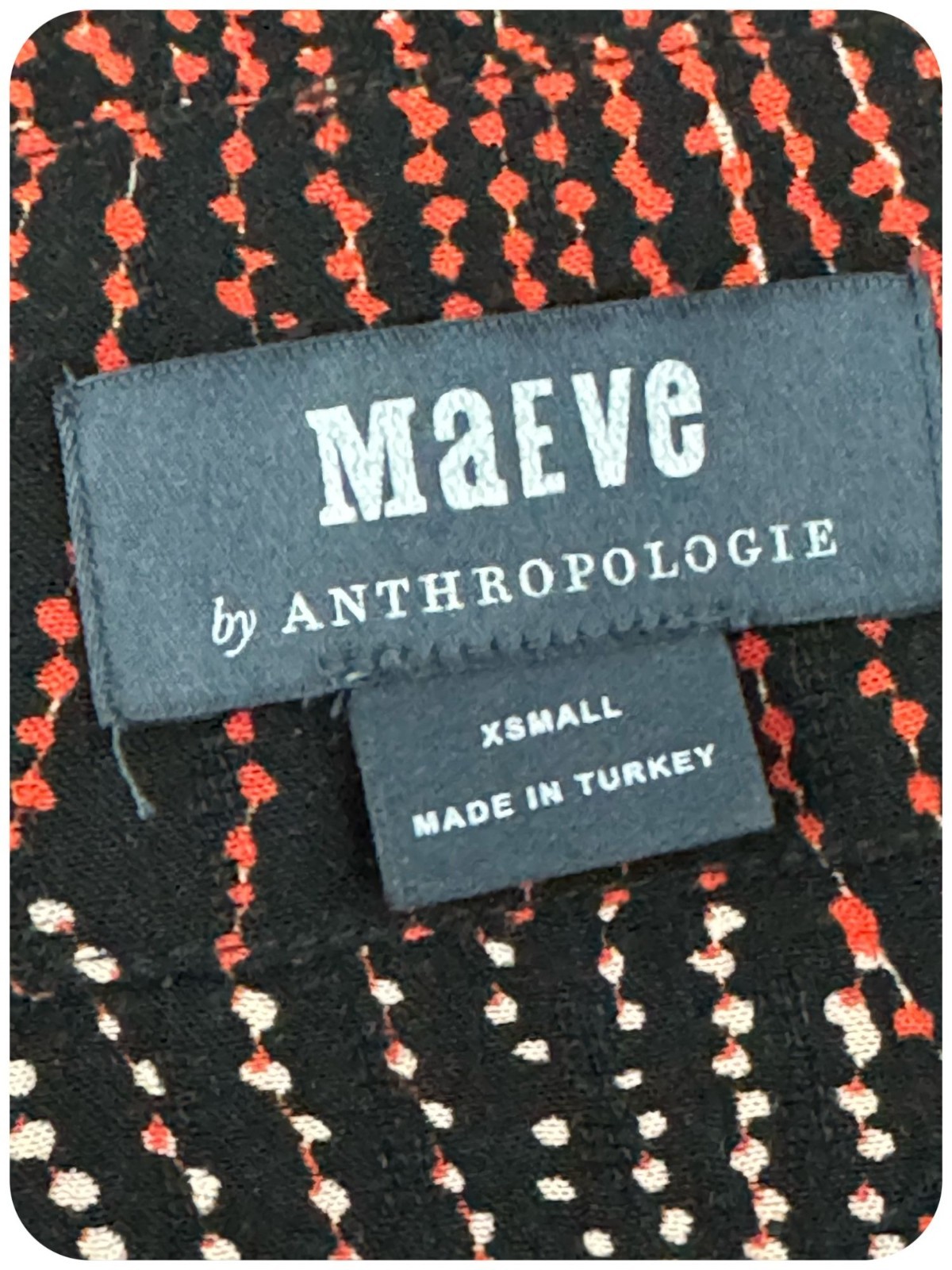 Anthropologie Maeve Harper SS Tiered Spliced Neck Tunic Dress Womens Size XS