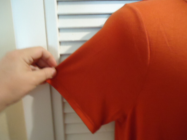 Zenana Premium Womens Ruest Orange Short Sleeve Crew Neck Tunic Dress Size 1X