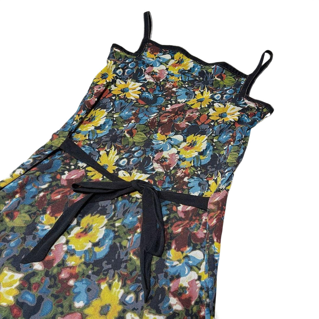 RARE Jean Paul Gaultier Mesh Powernet Camisole Dress Archive Designer Floral