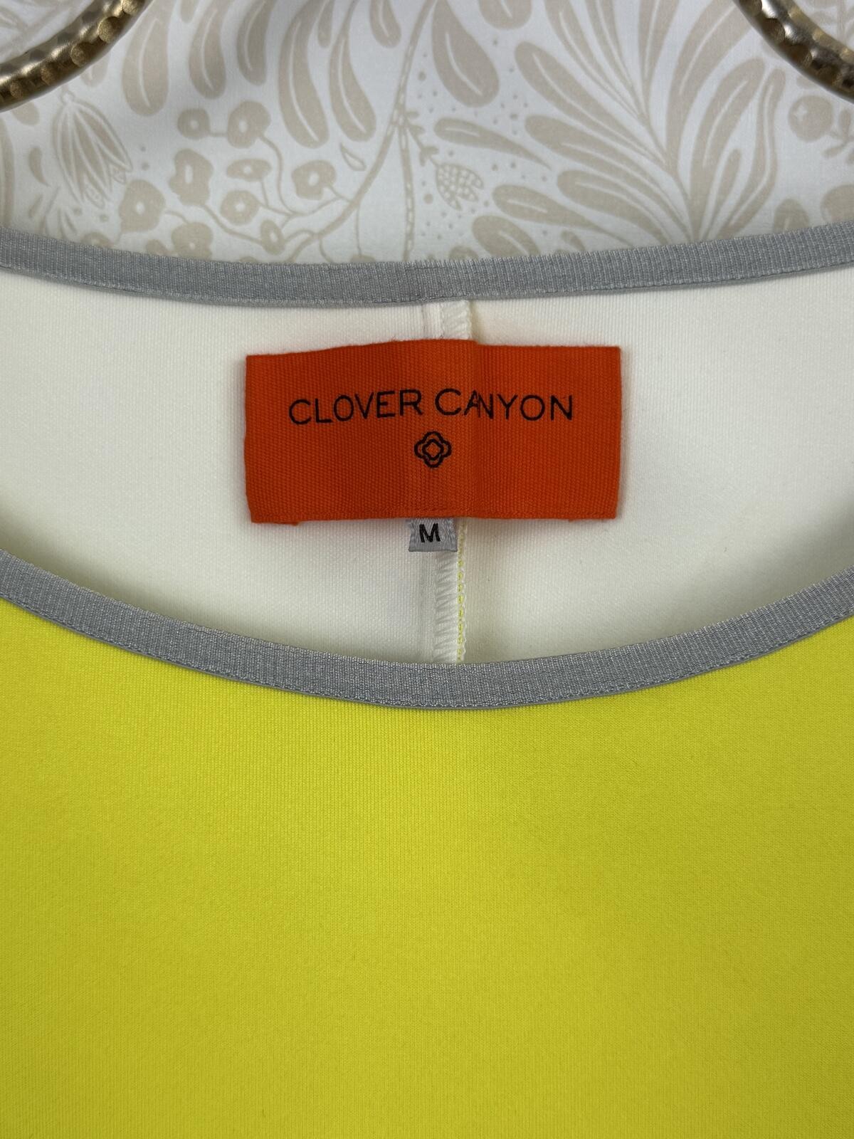 Clover Canyon Neoprene Neon Abstract Print Sheath Dress – Size – Medium