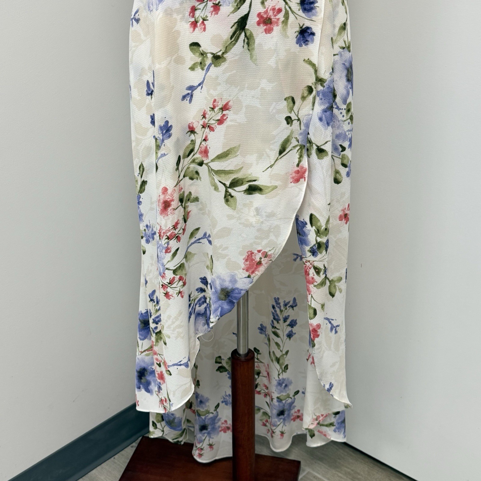 Fairycore Floral Romper Dress 17 Garden Party Ruffle High Low Wedding Romantic
