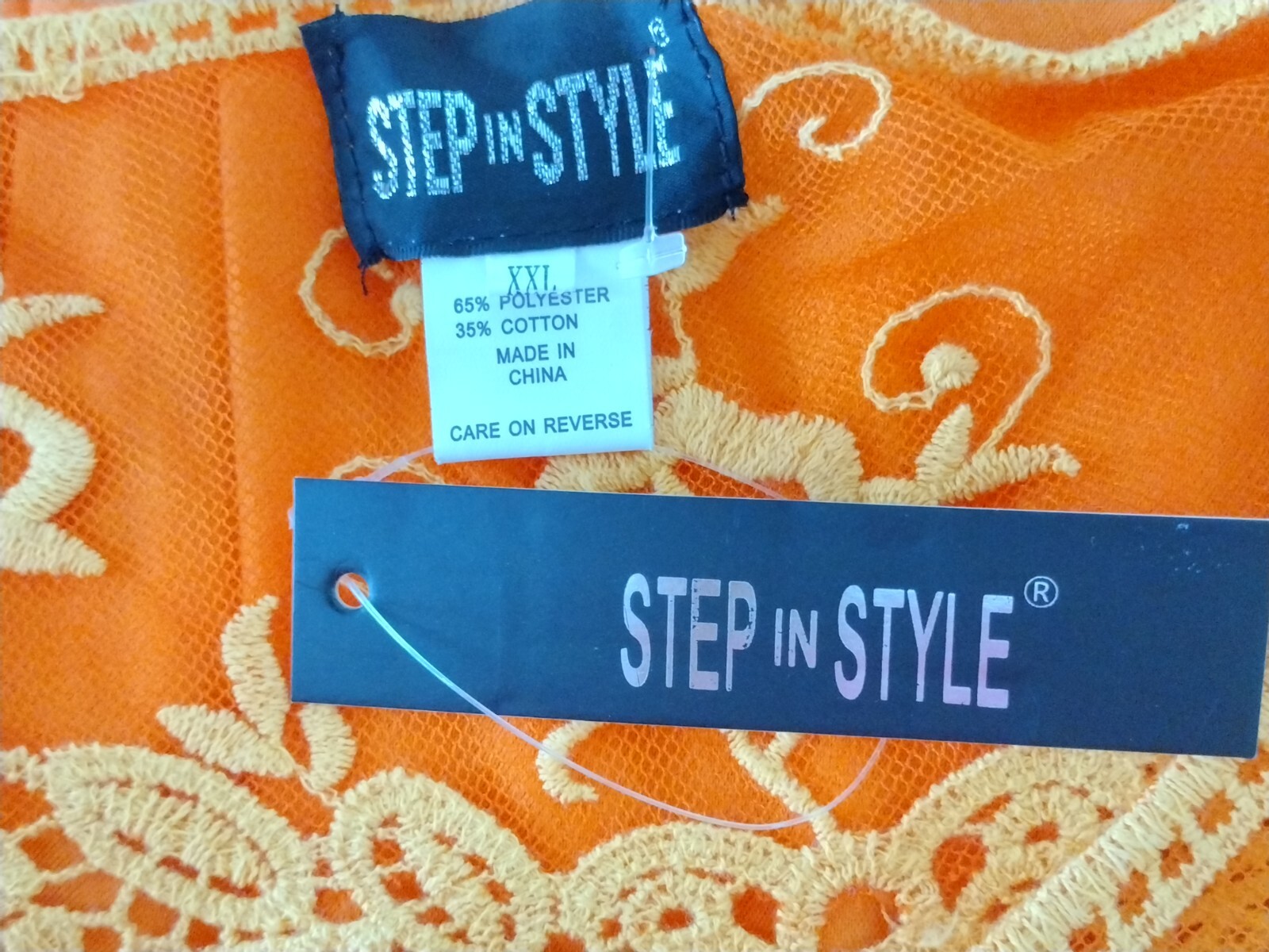 NWT Step in Style Asymmetrical Mandala Dress Size XXL Studded crochet Sleeveless