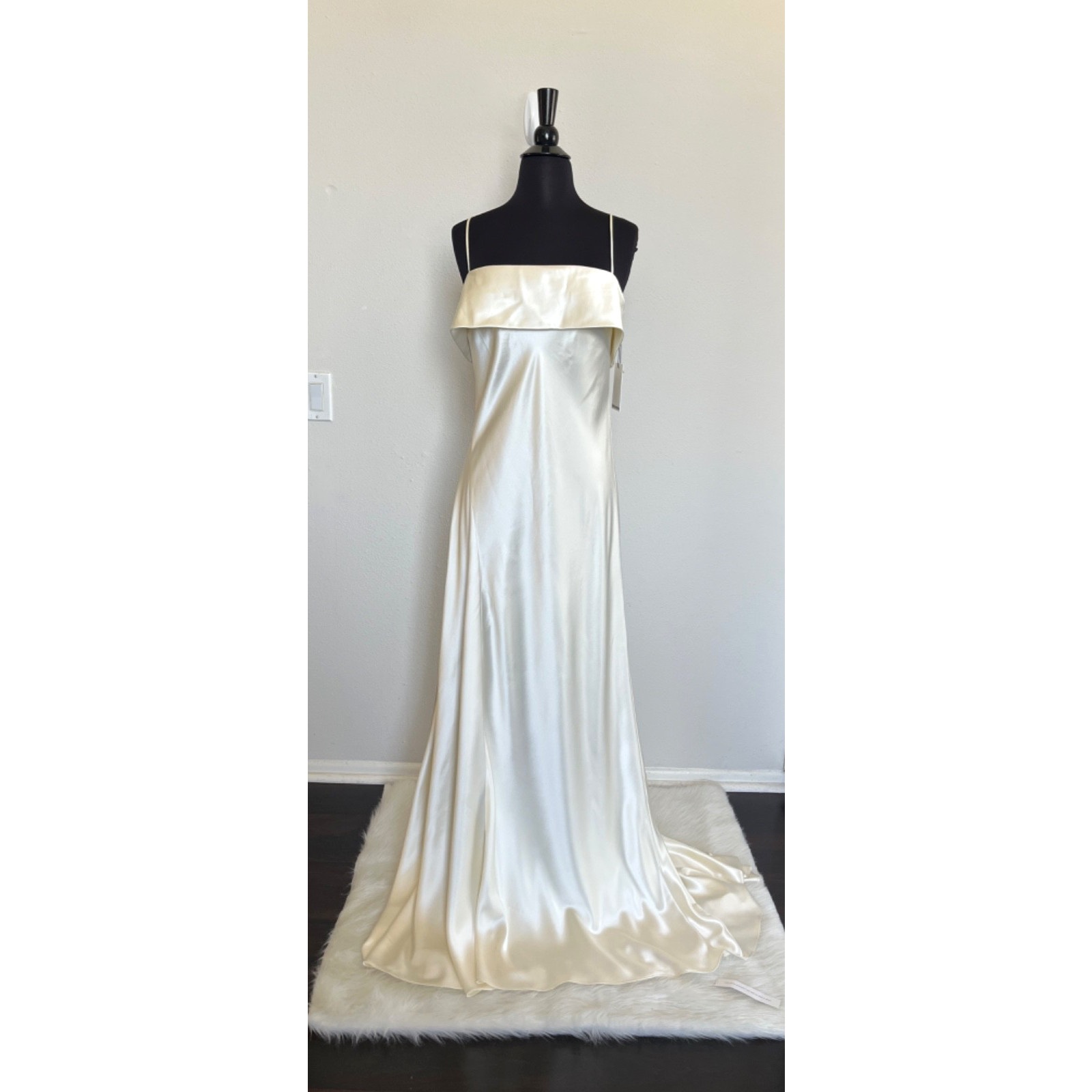 Reformation Wedding Dress Sz 10 Jovie ivory Silk Bridal Gown Romantic