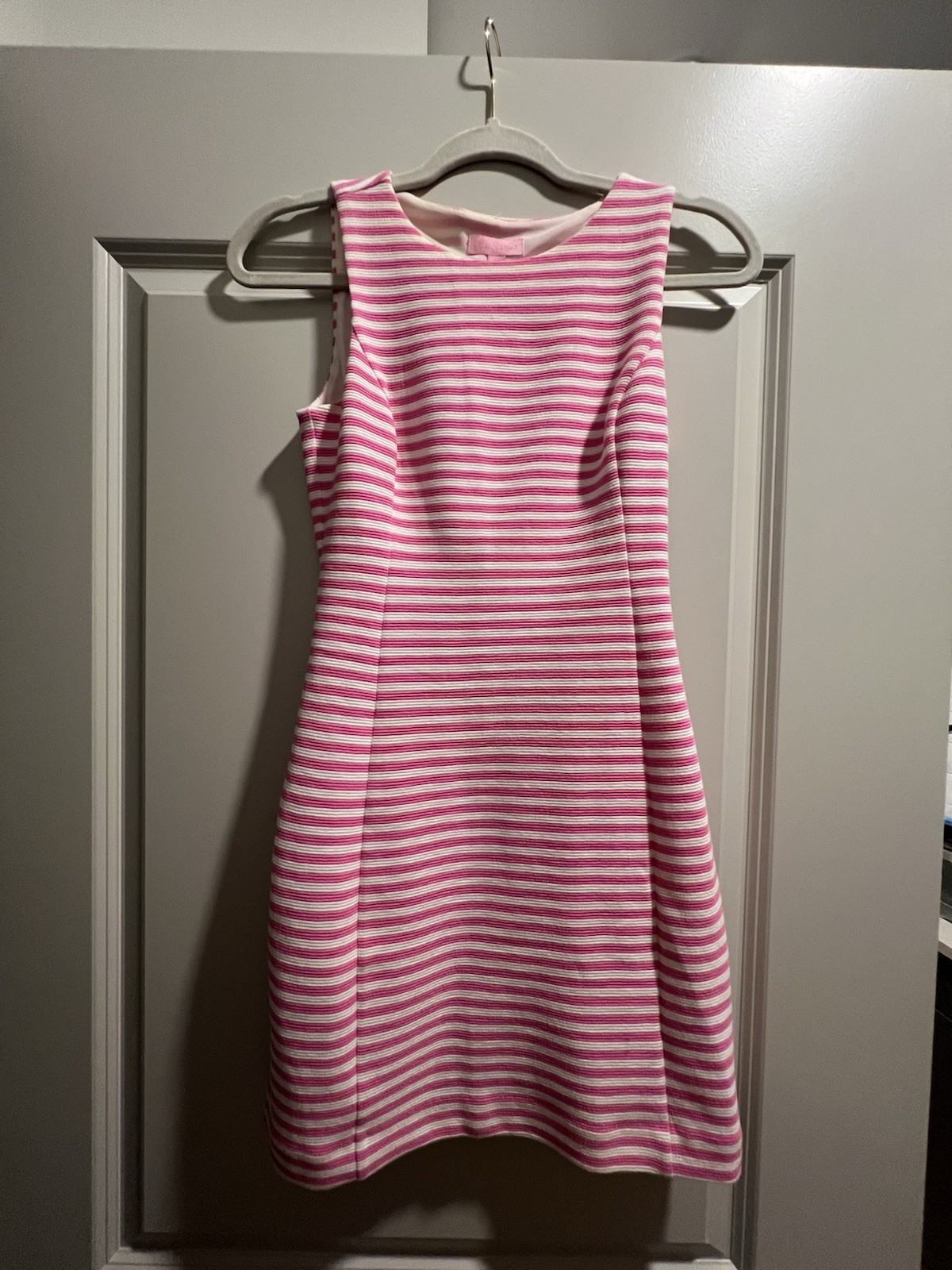 Lilly Pulitzer Pink & White Striped Sleeveless Dress Size XXS
