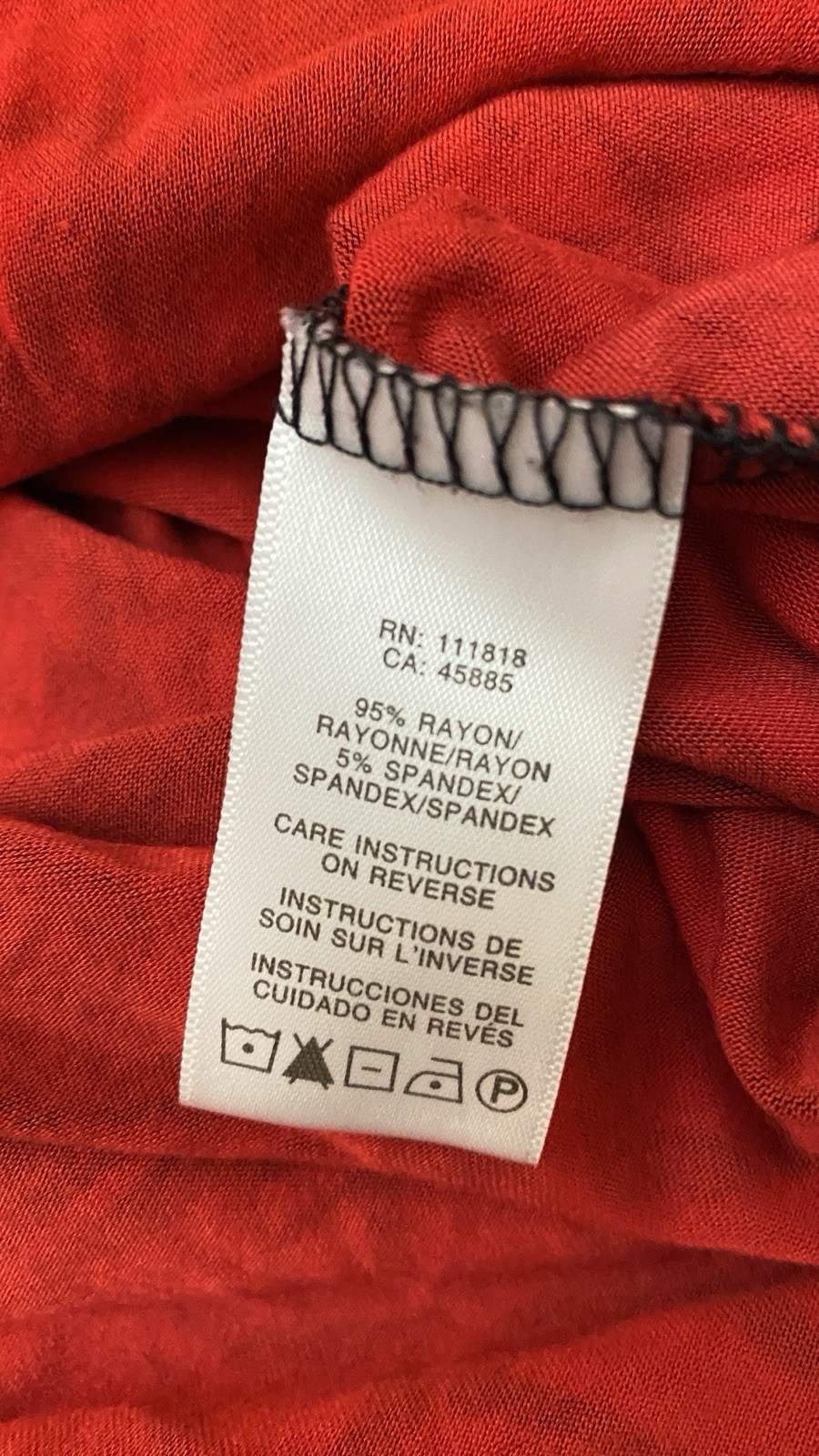 Michael Kors Red Blaze Petite Dress Red Black Abstract Front Synch Petite S